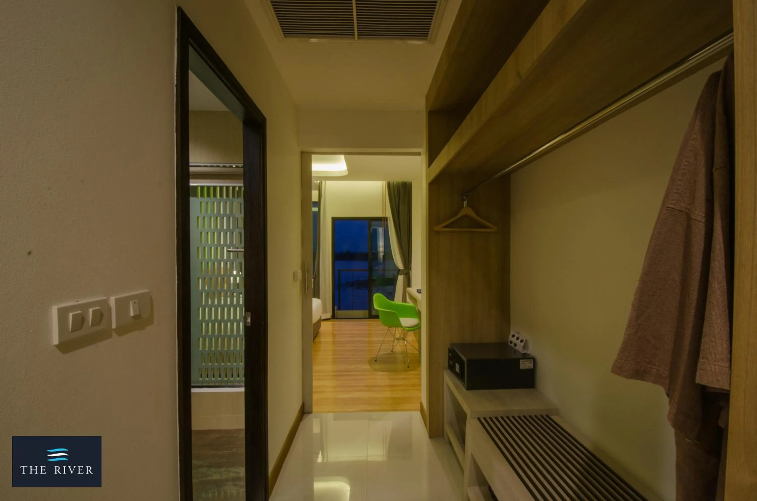 On site in The River Hotel