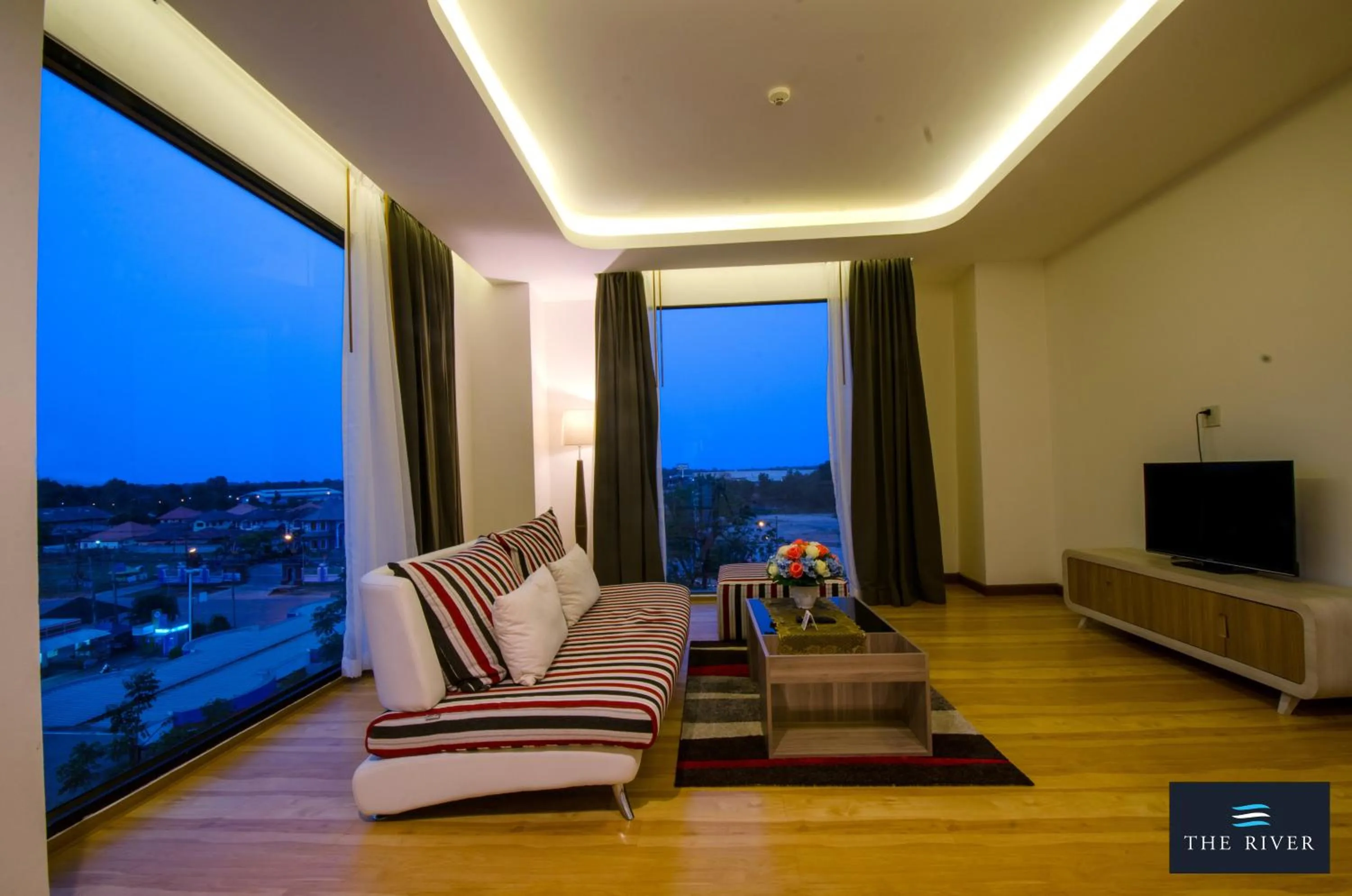 Living room in The River Hotel