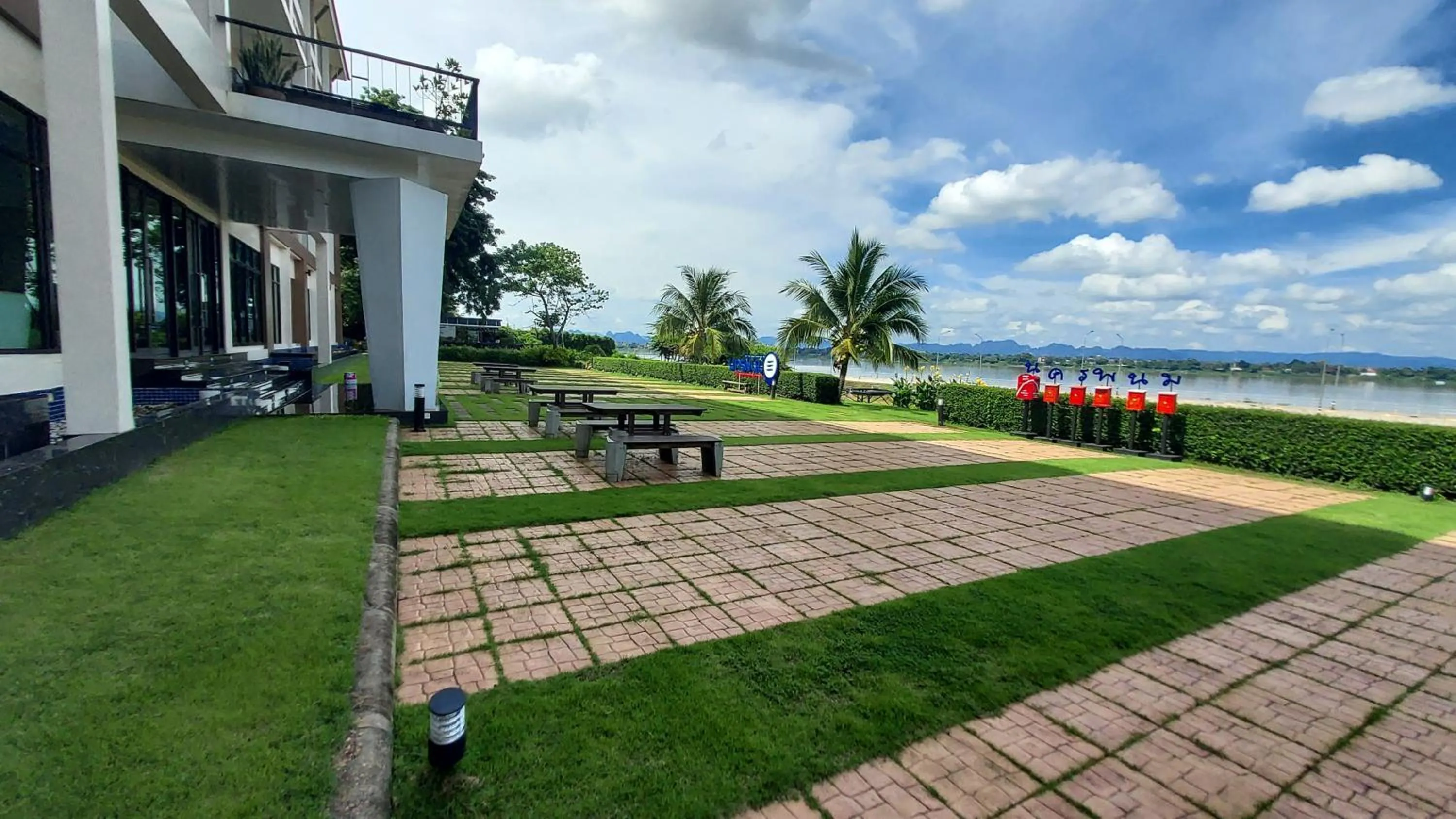 Garden in The River Hotel