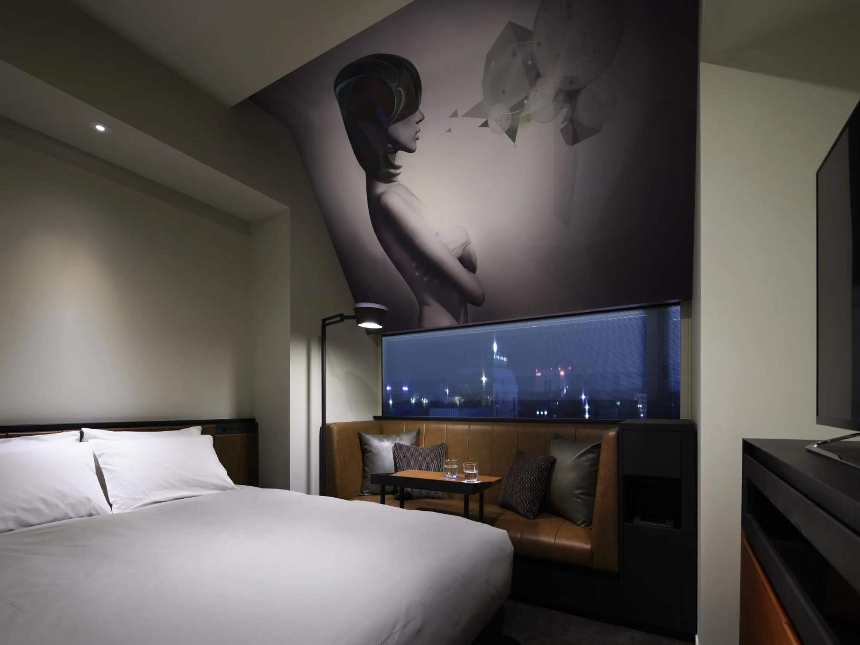 Photo of the whole room, Bed in Shinjuku Granbell Hotel