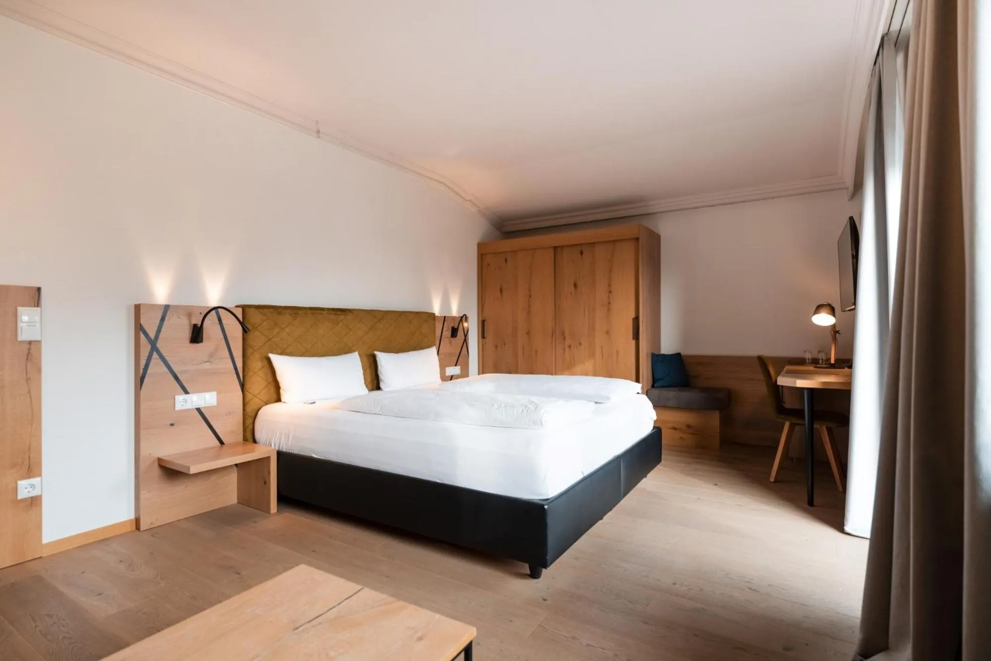 Bed in Posthotel Rattenberg