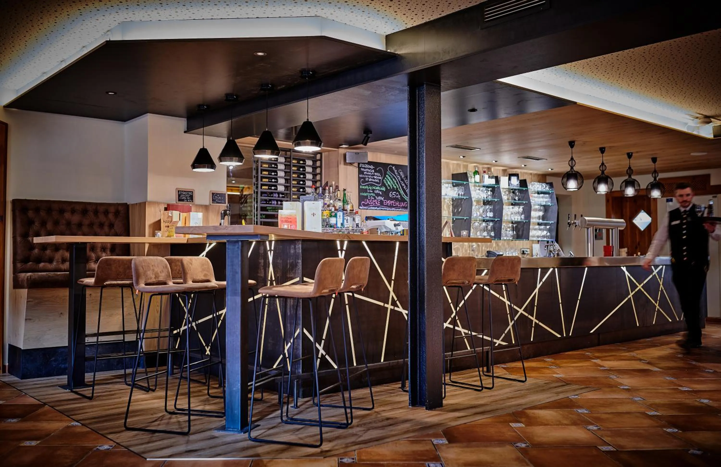 Lounge or bar in Posthotel Rattenberg