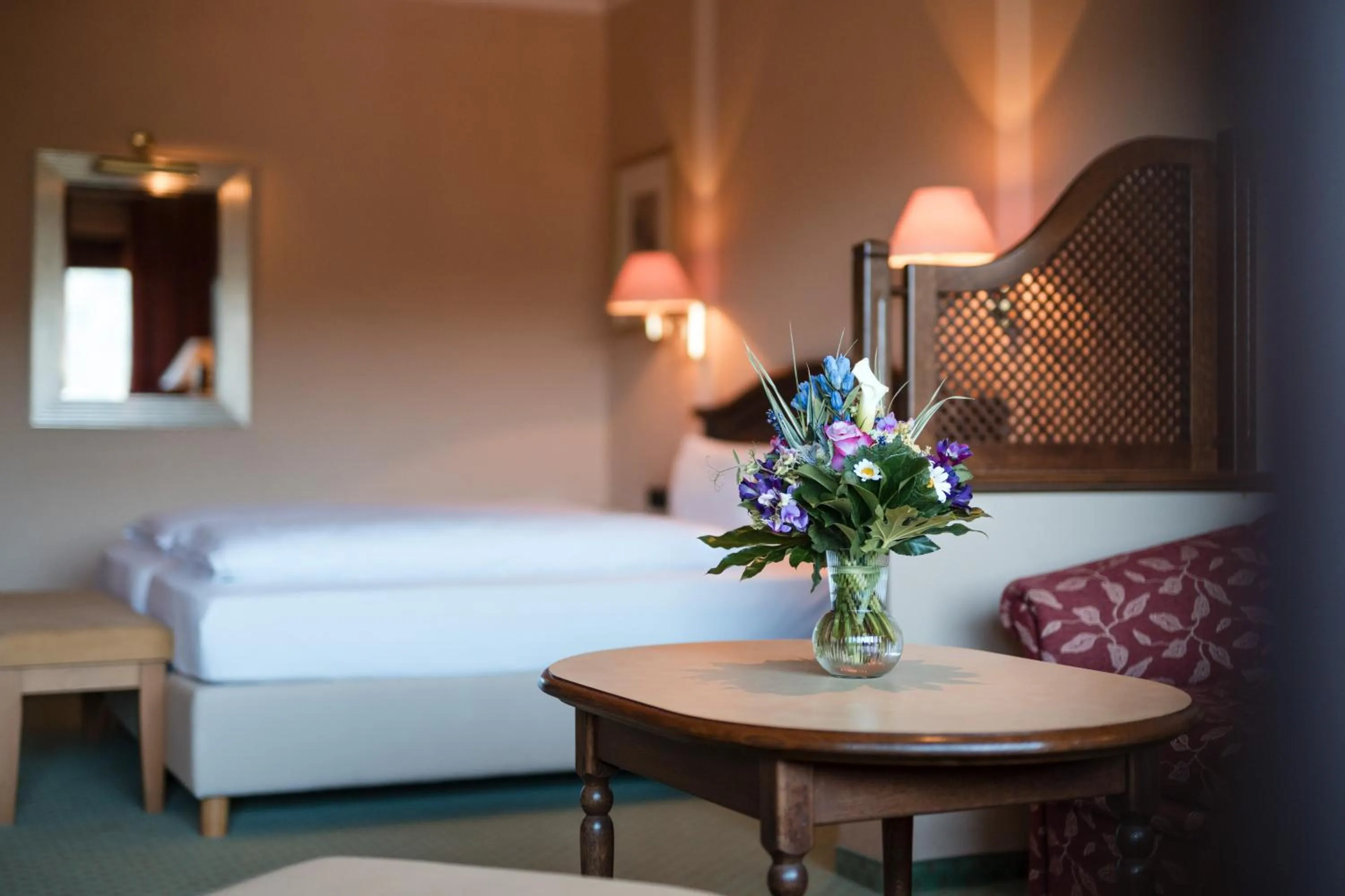 Bed in Posthotel Rattenberg