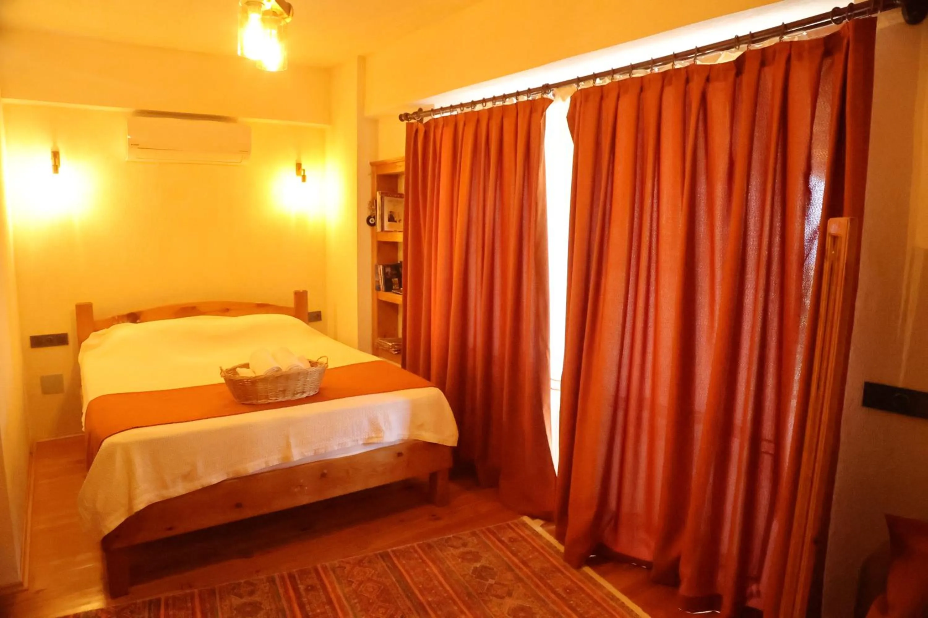 Bedroom, Bed in Istlada Taş Ev Apart - Kekova View