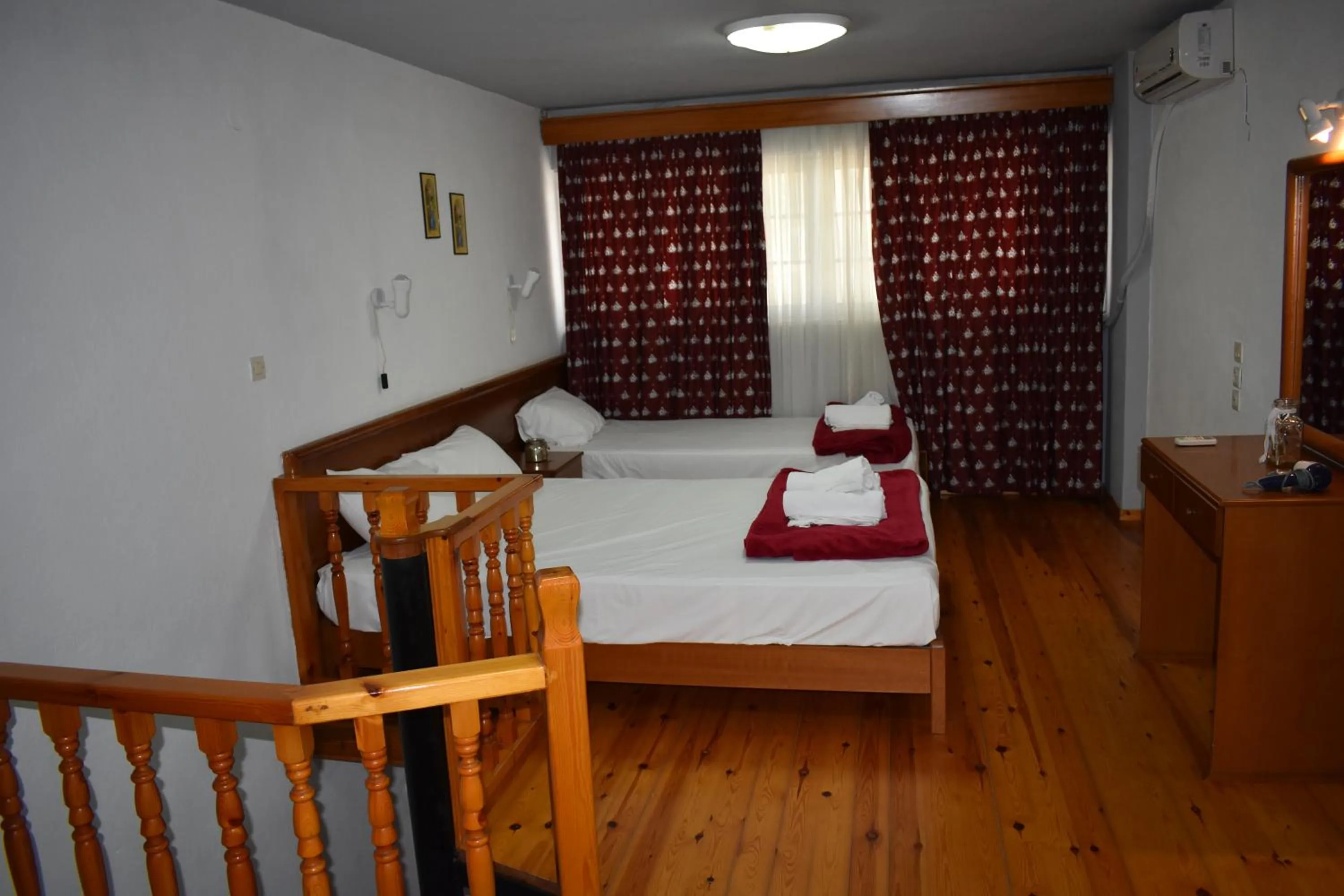 Bed in Galanis Studios and Apartments