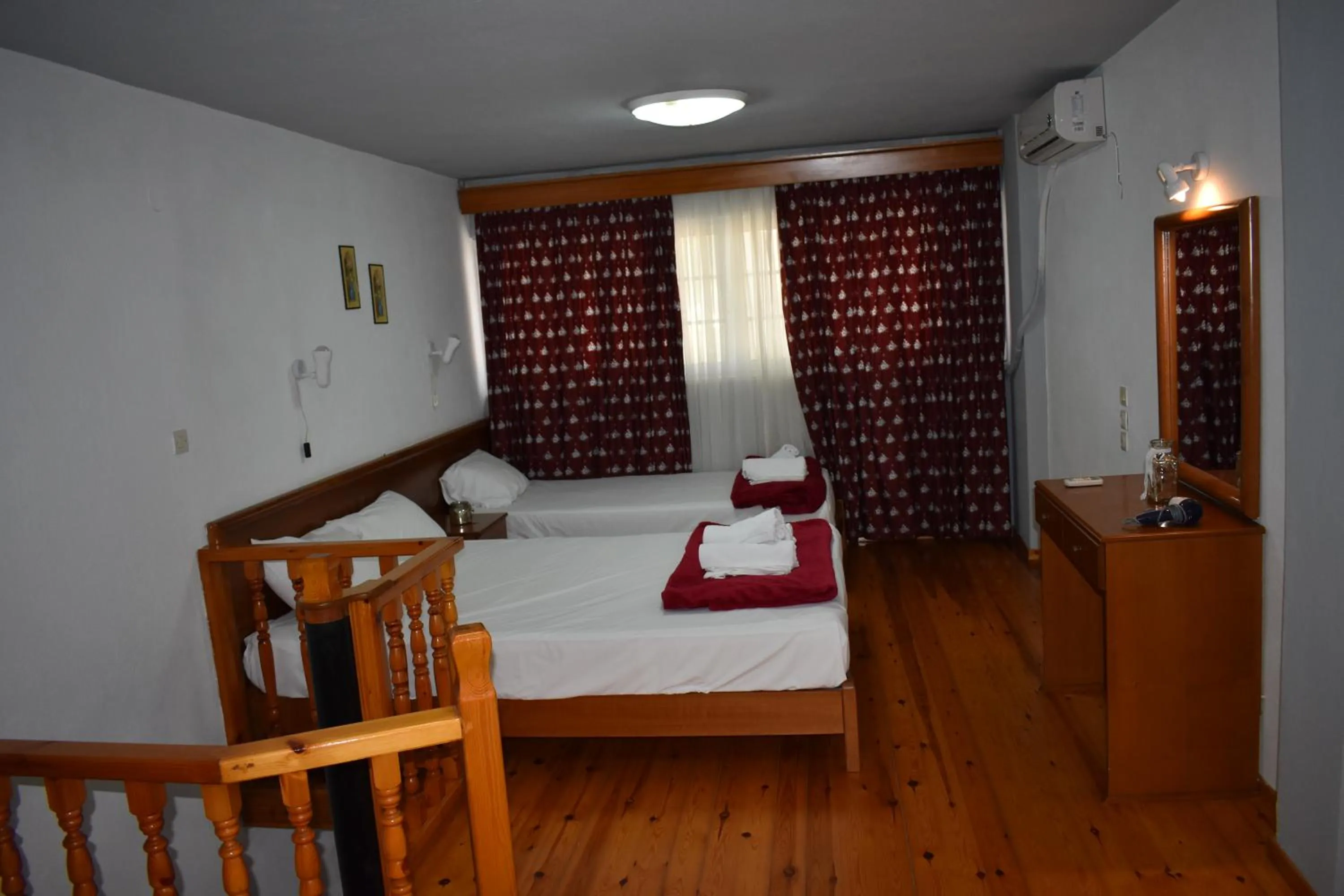 Bed in Galanis Studios and Apartments