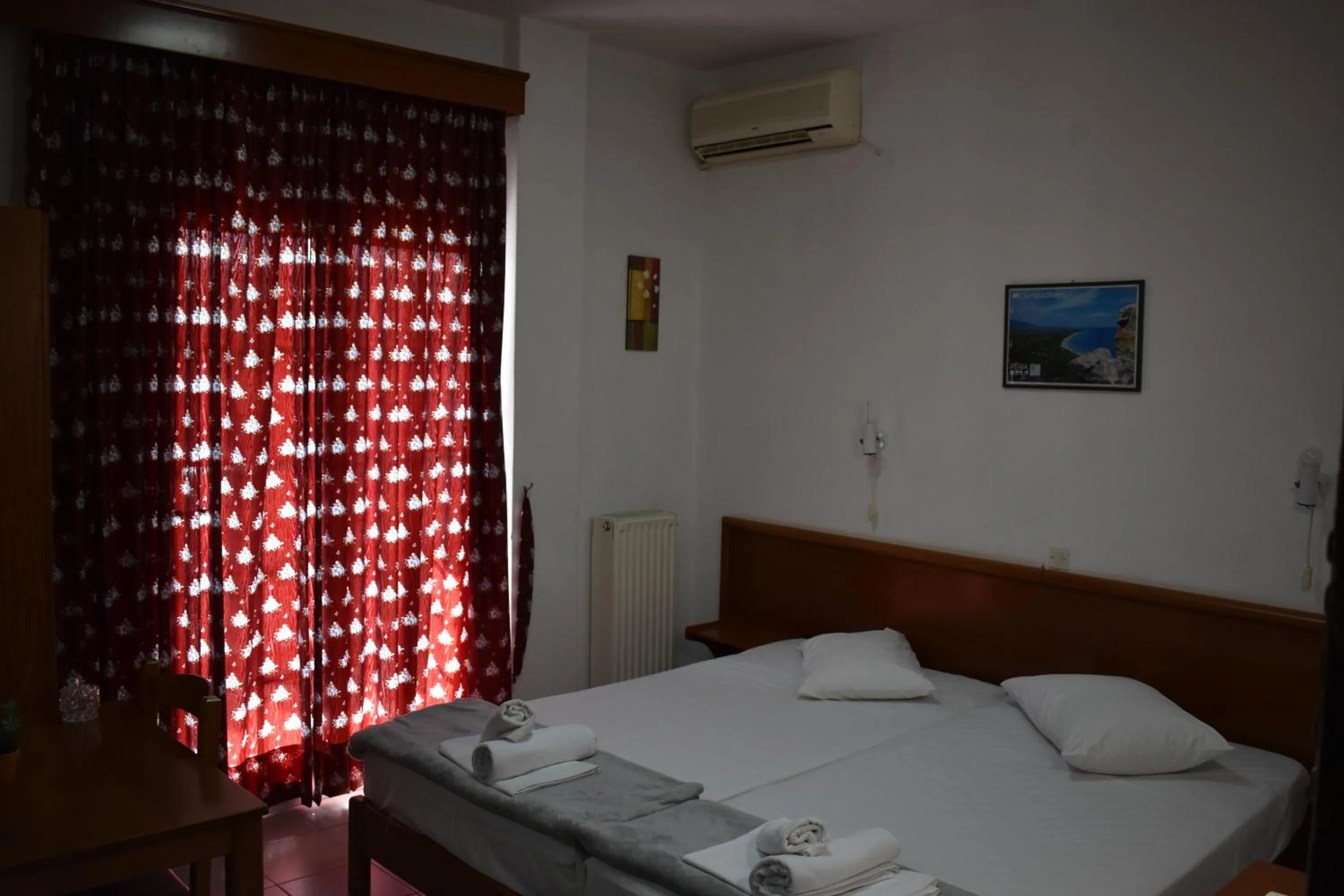 Bed in Galanis Studios and Apartments