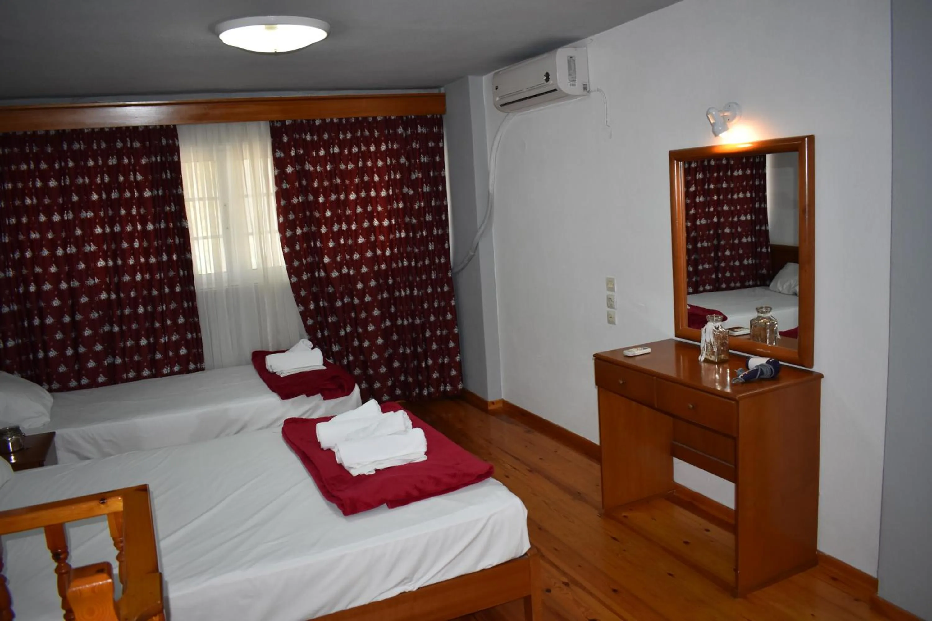Bed in Galanis Studios and Apartments