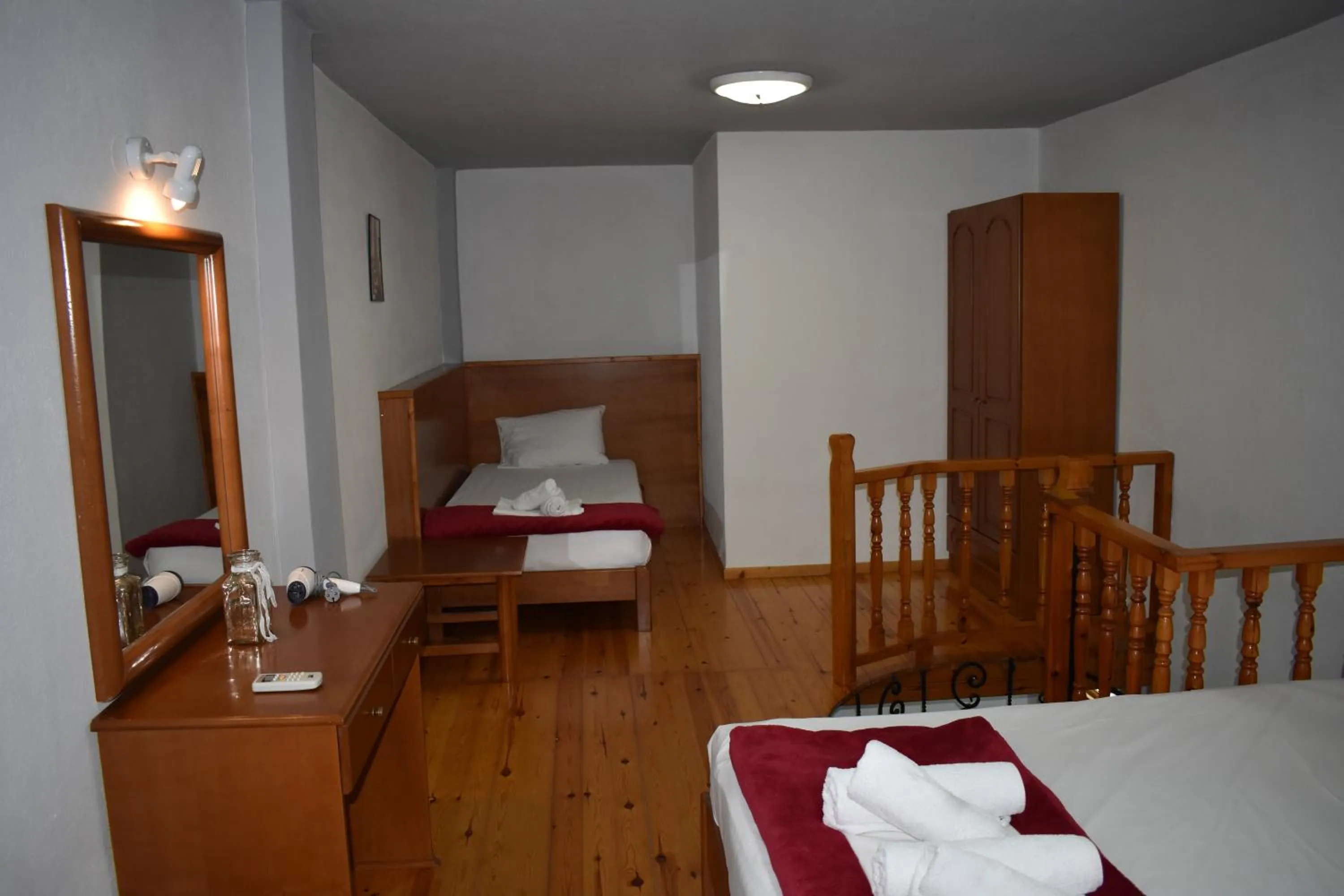 Bed in Galanis Studios and Apartments