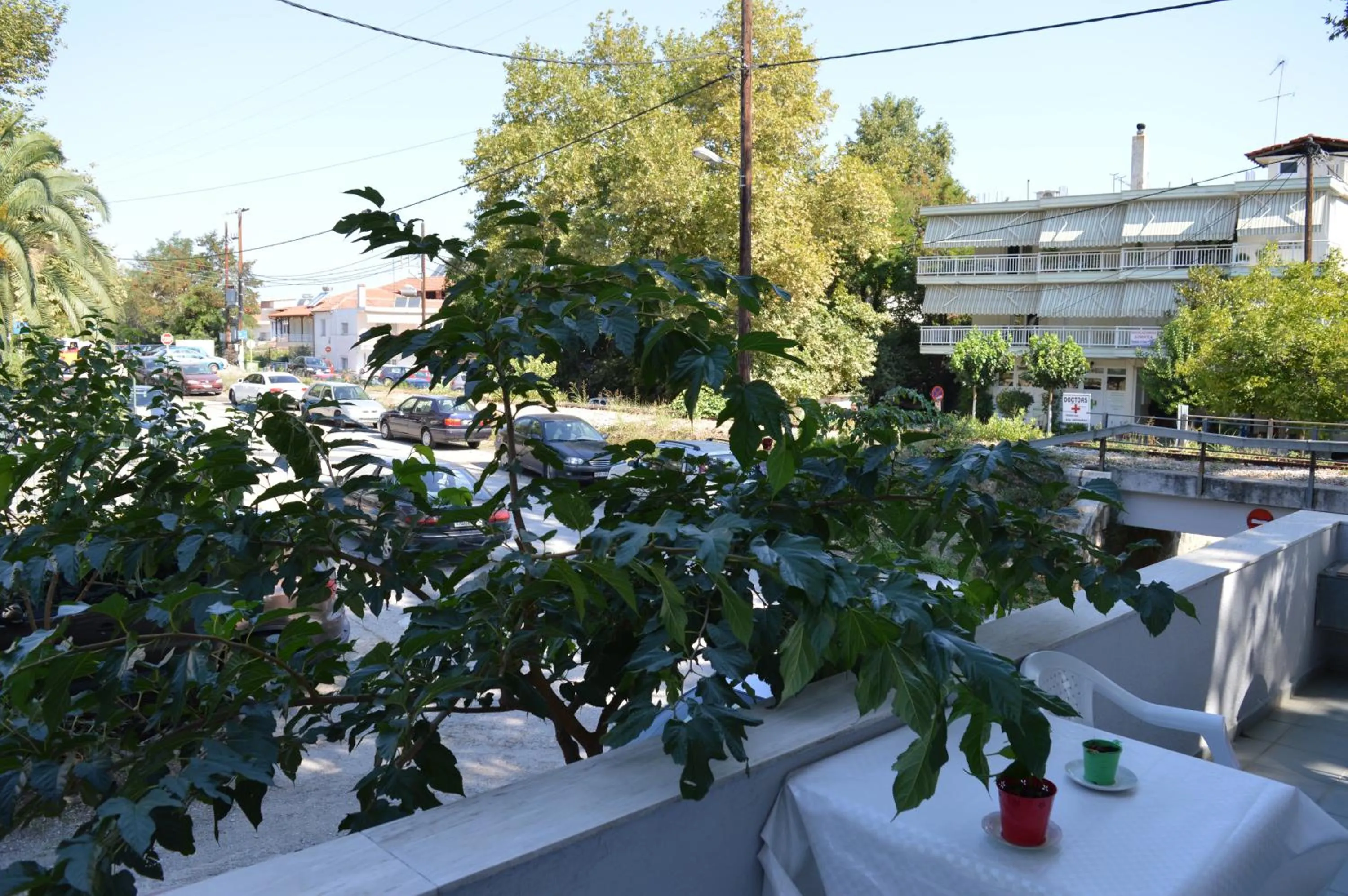 Street view in Galanis Studios and Apartments