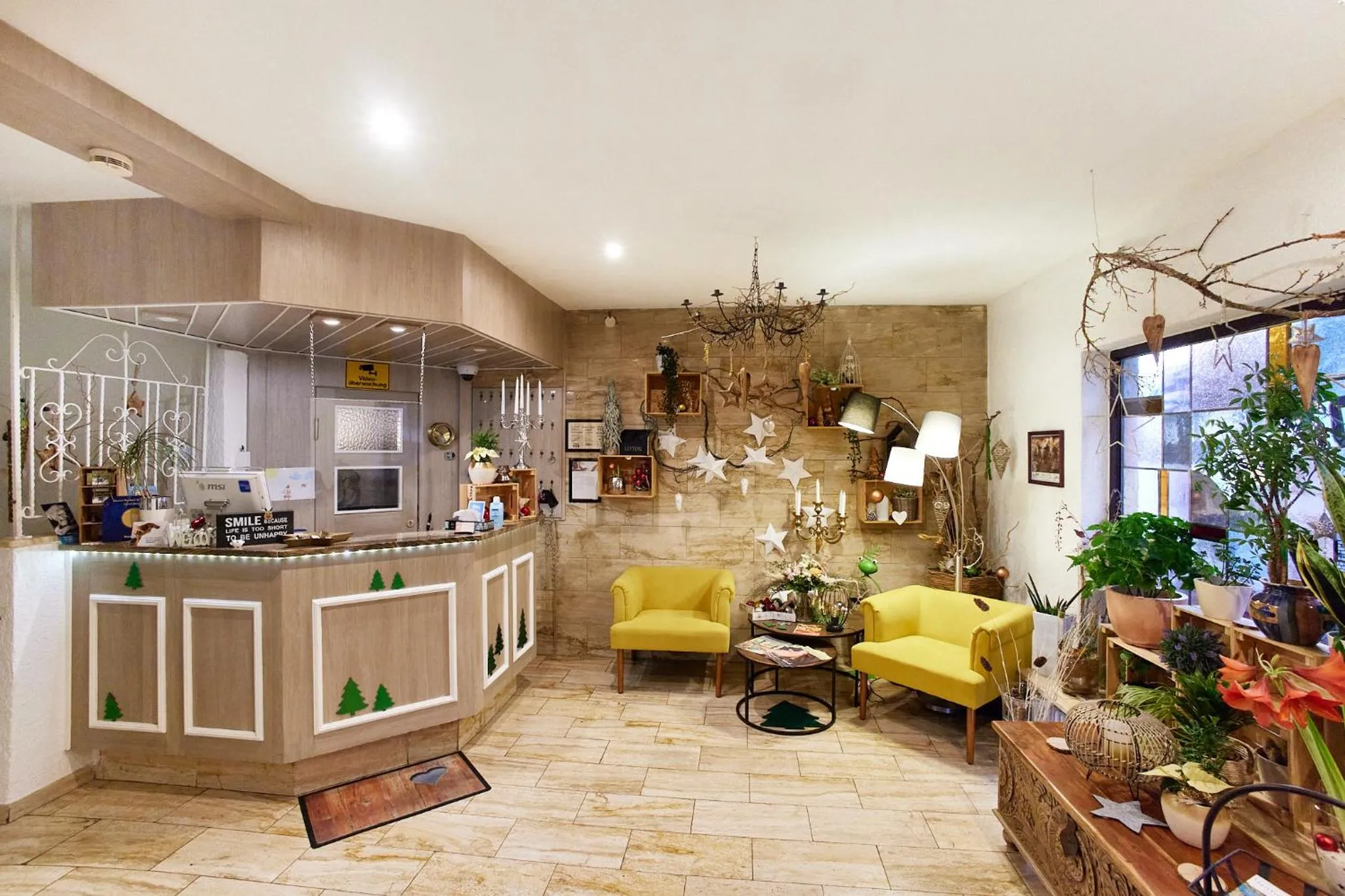 Lobby or reception in Hotel Berghof