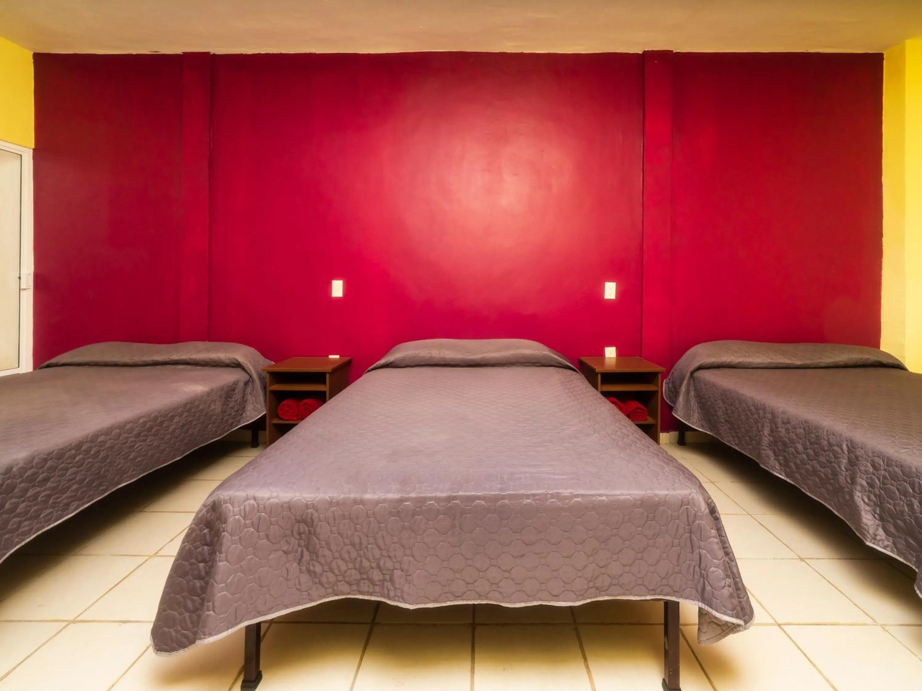 Bed in Hotel Santa Cruz