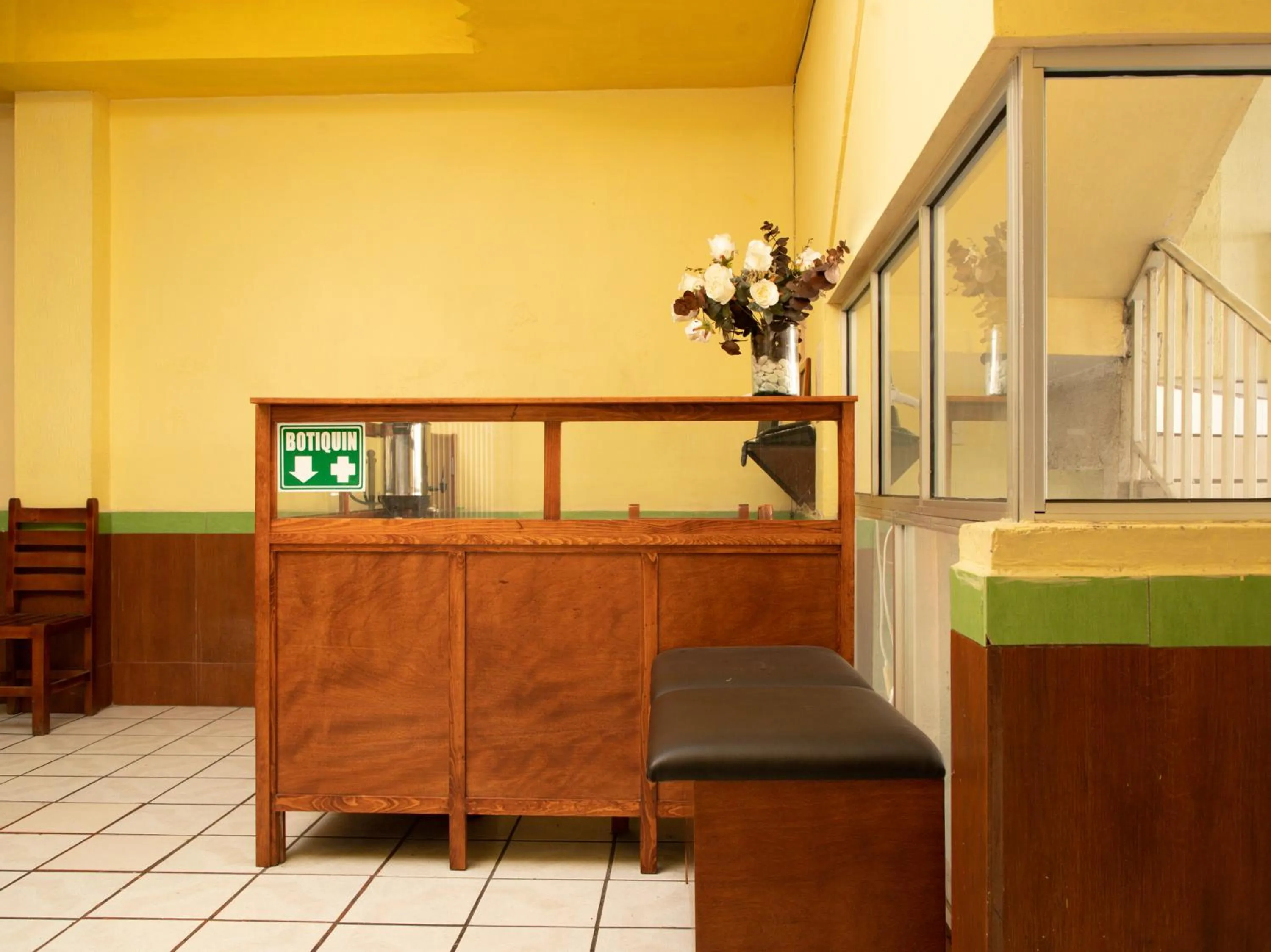 Lobby or reception in Hotel Santa Cruz