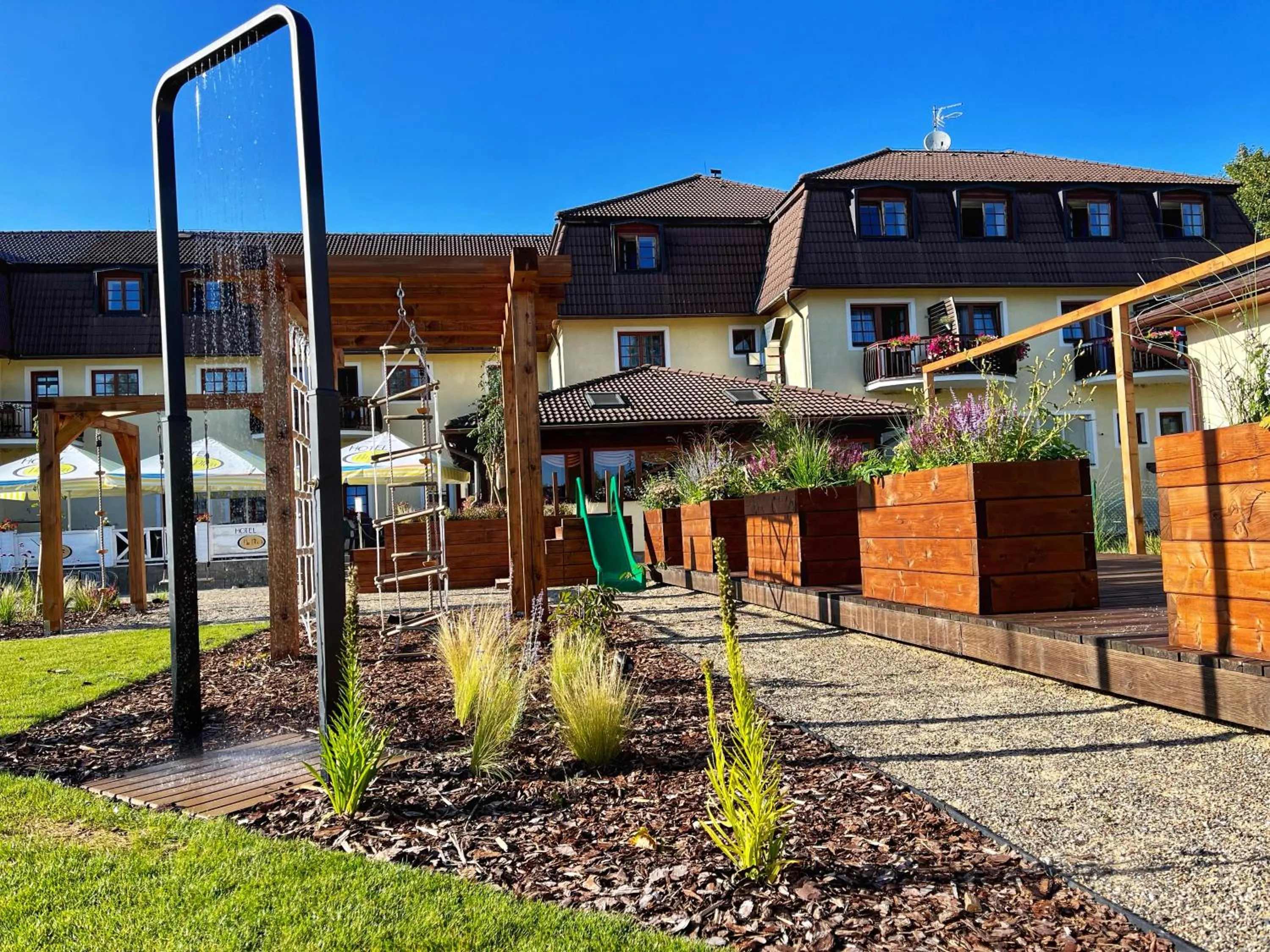 Garden in Hotel Na Pláži