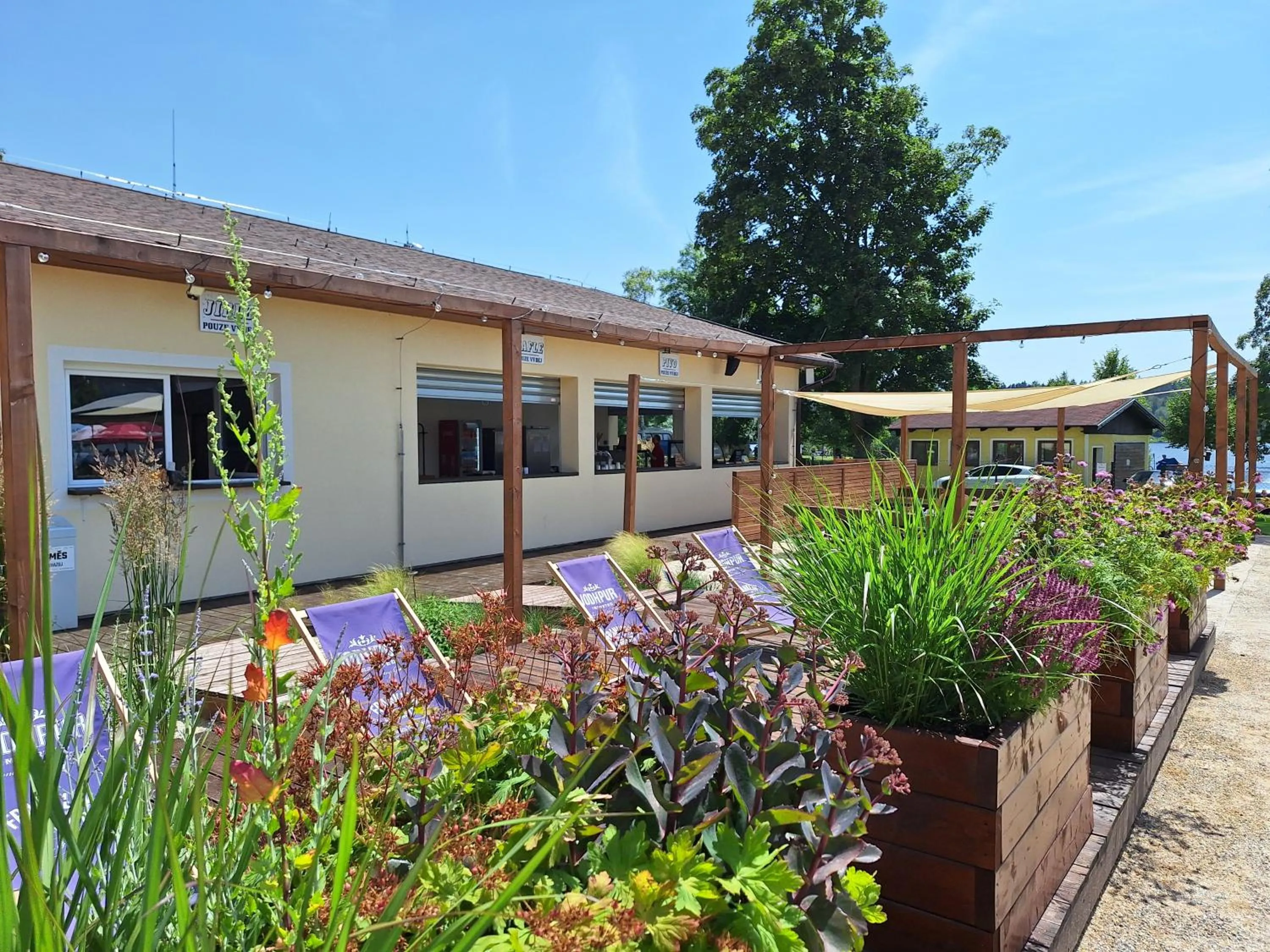 Garden in Hotel Na Pláži