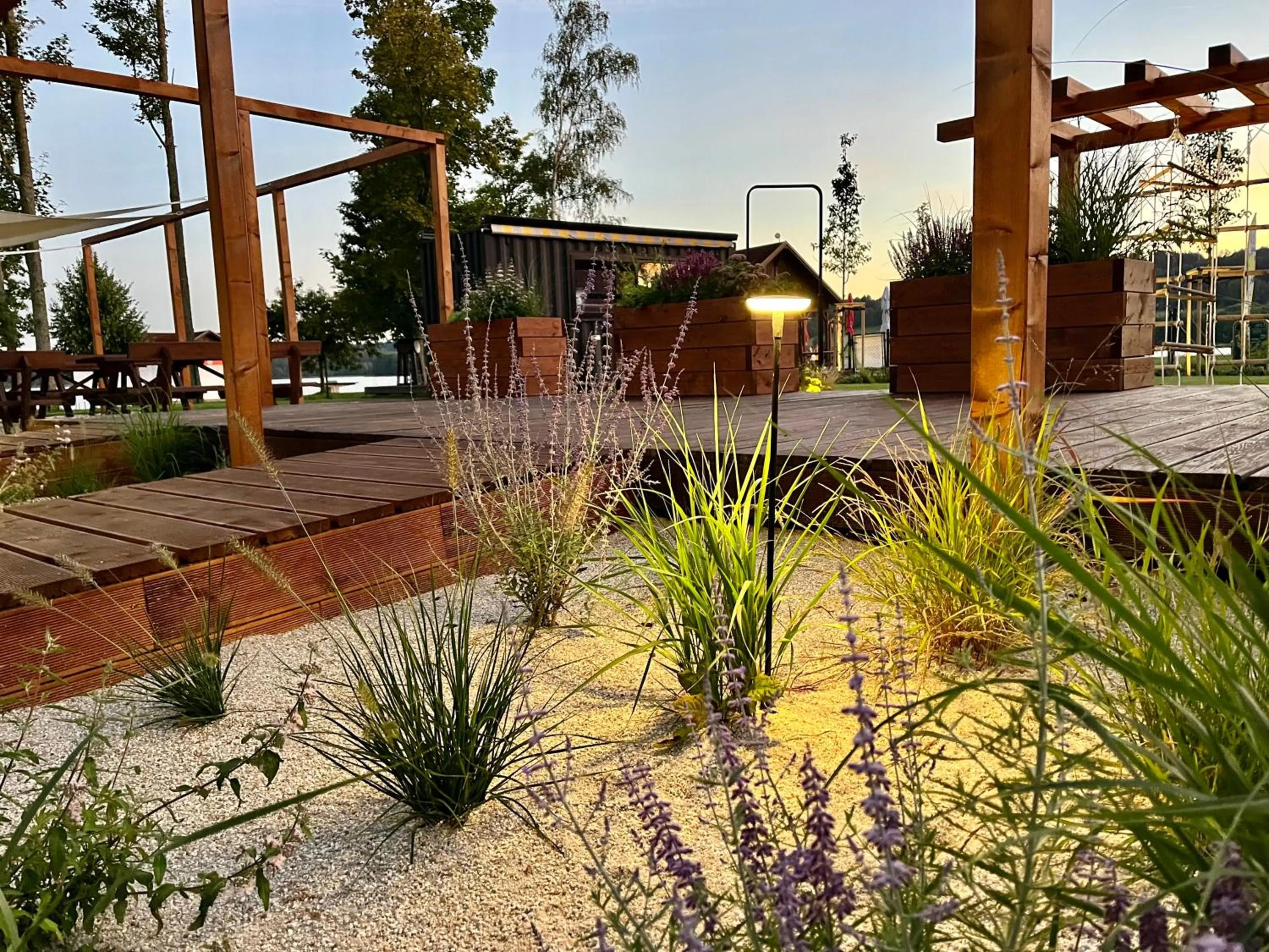 Garden in Hotel Na Pláži