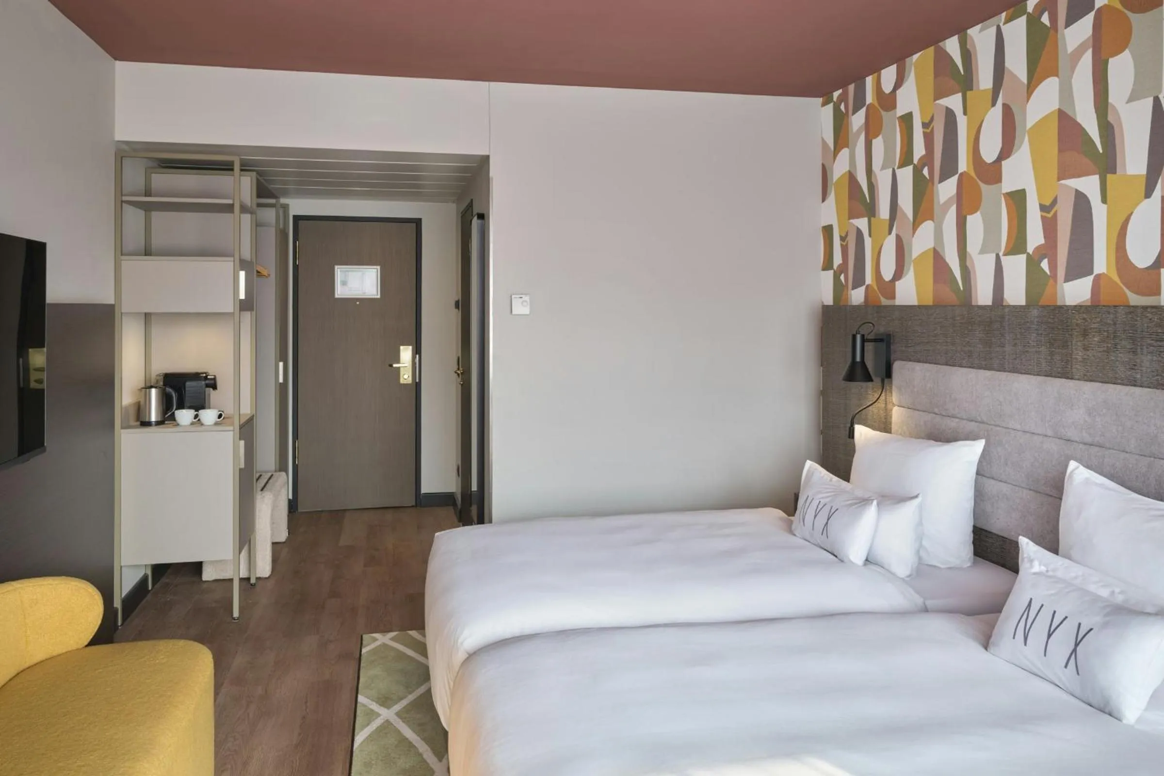 Bedroom, Bed in NYX Hotel Berlin Köpenick by Leonardo Hotels