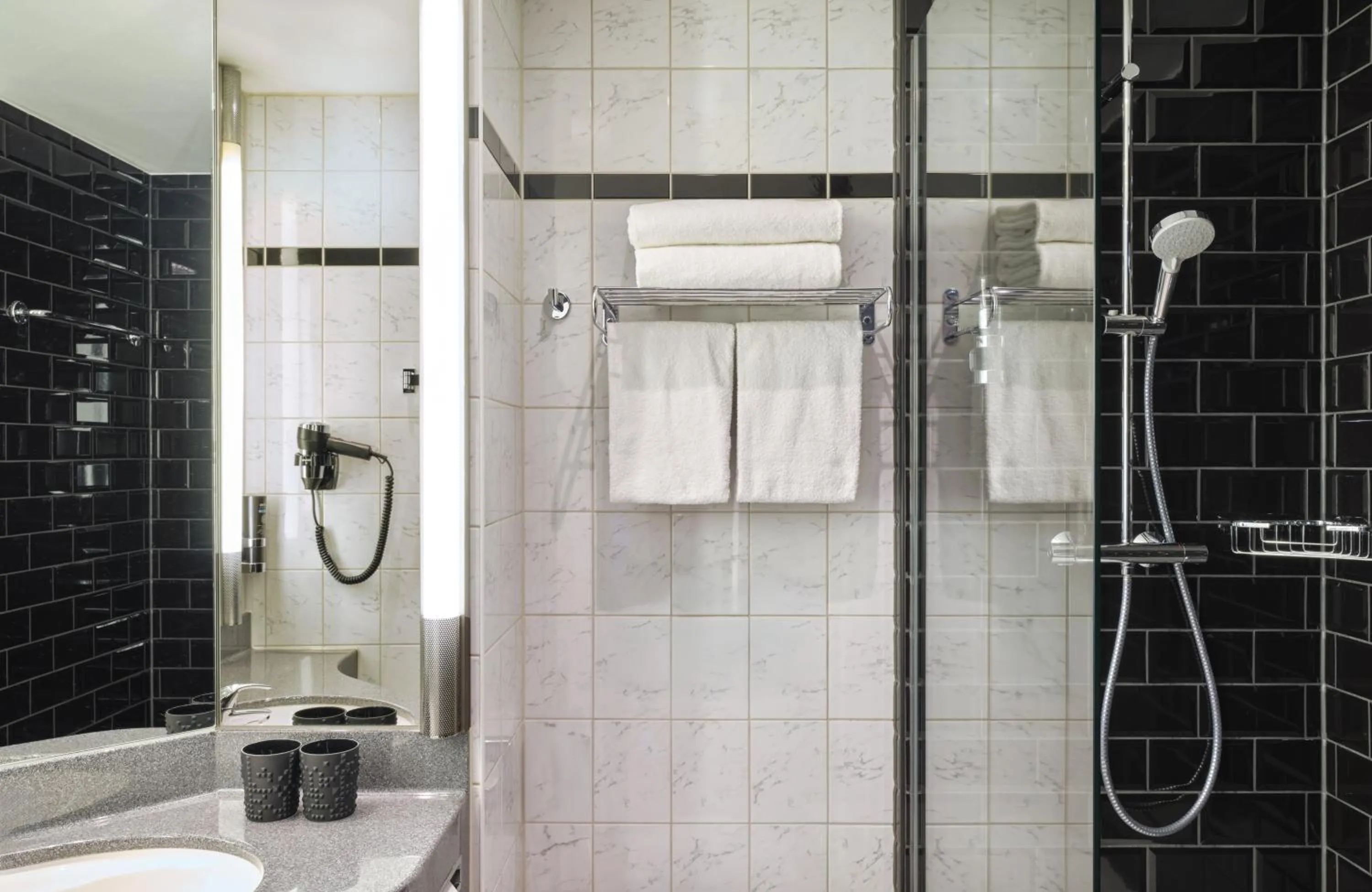 Shower in NYX Hotel Berlin Köpenick by Leonardo Hotels