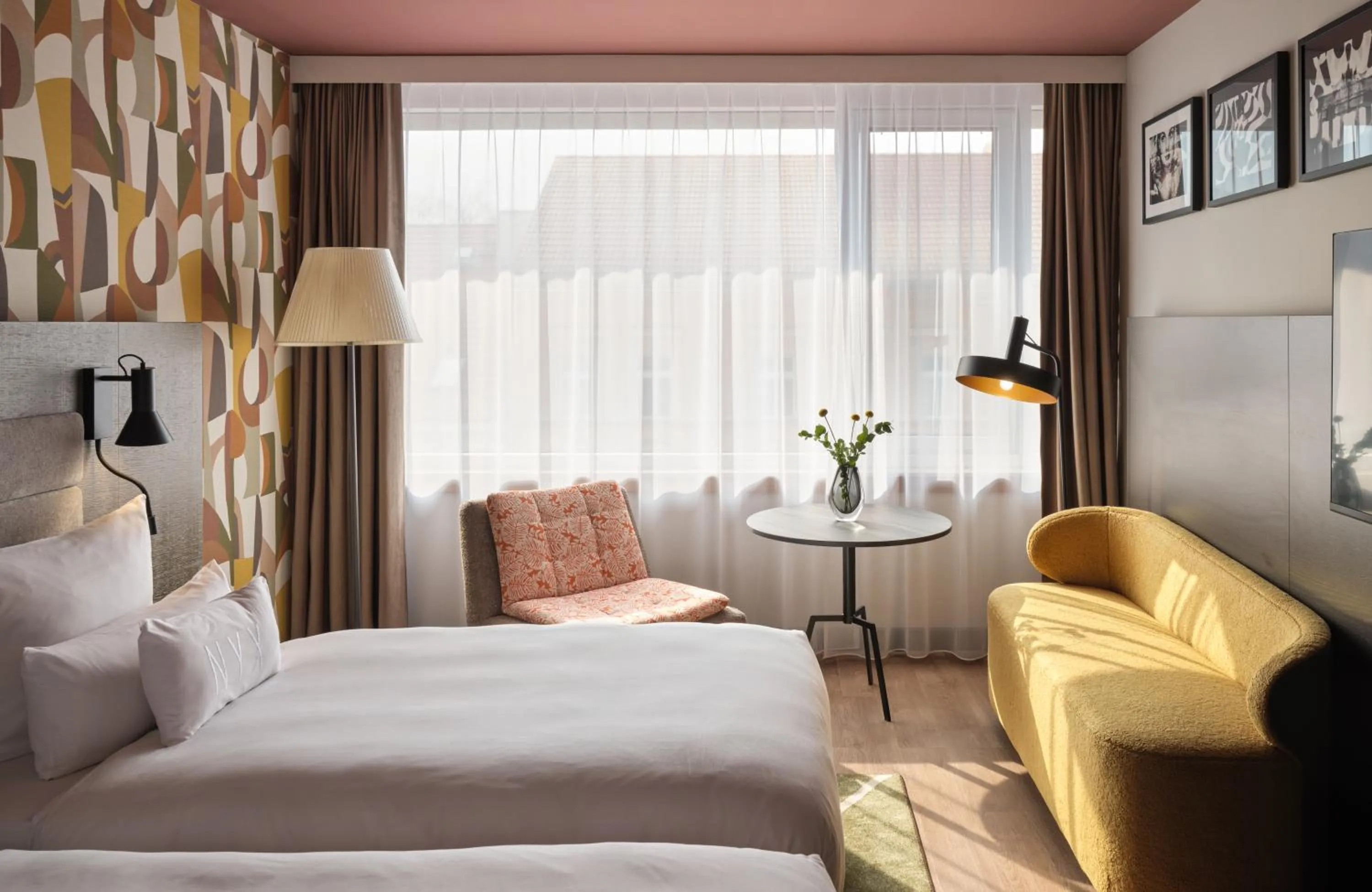 Bed in NYX Hotel Berlin Köpenick by Leonardo Hotels