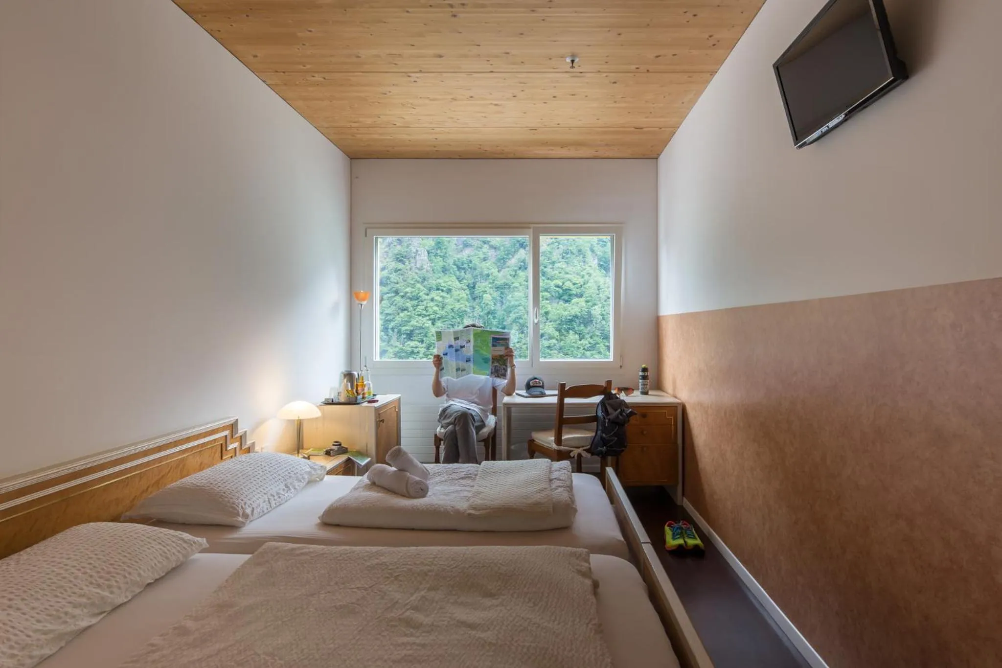 Bed in Hotel Pizzo Vogorno