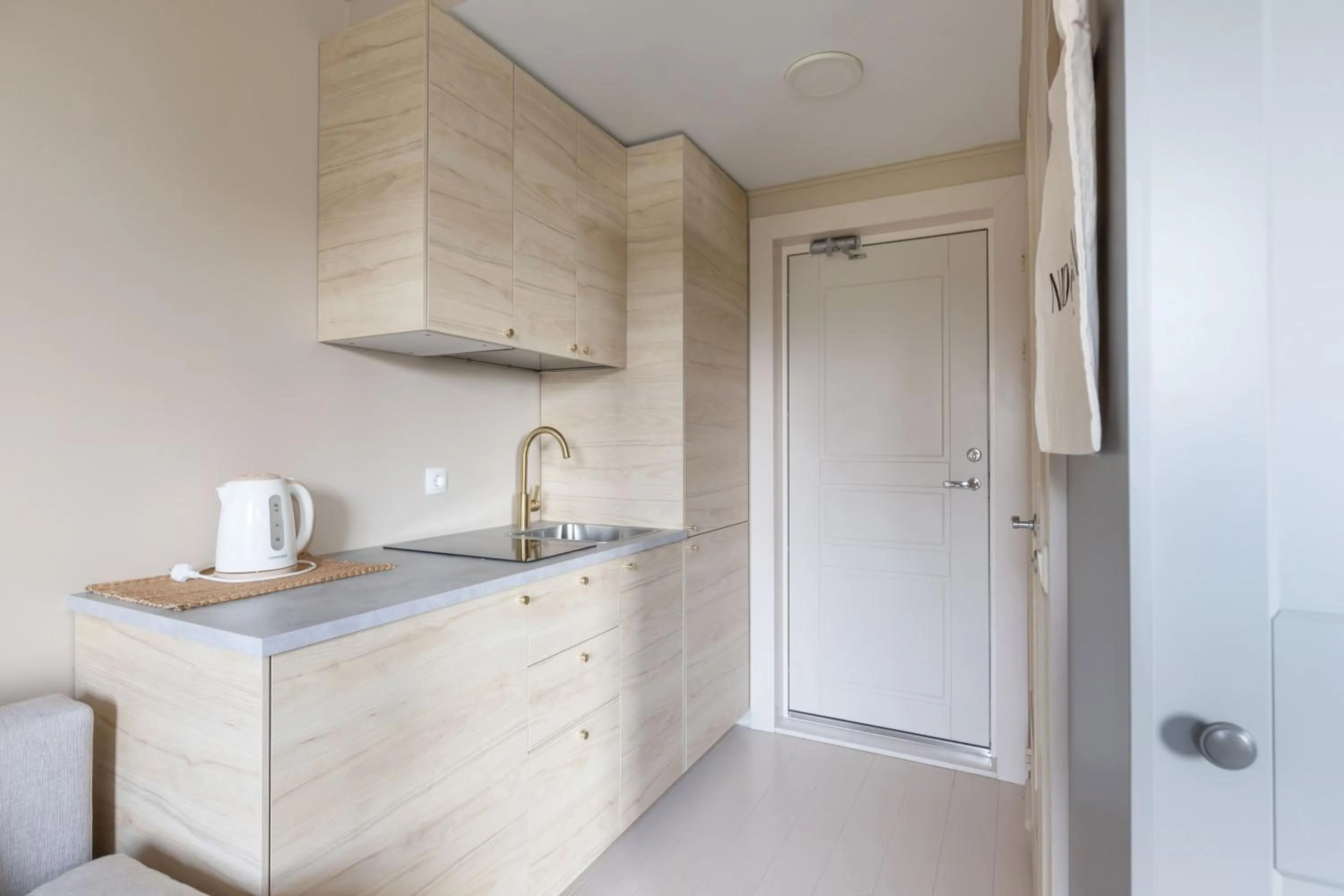 Kitchen or kitchenette in Nidos Banga