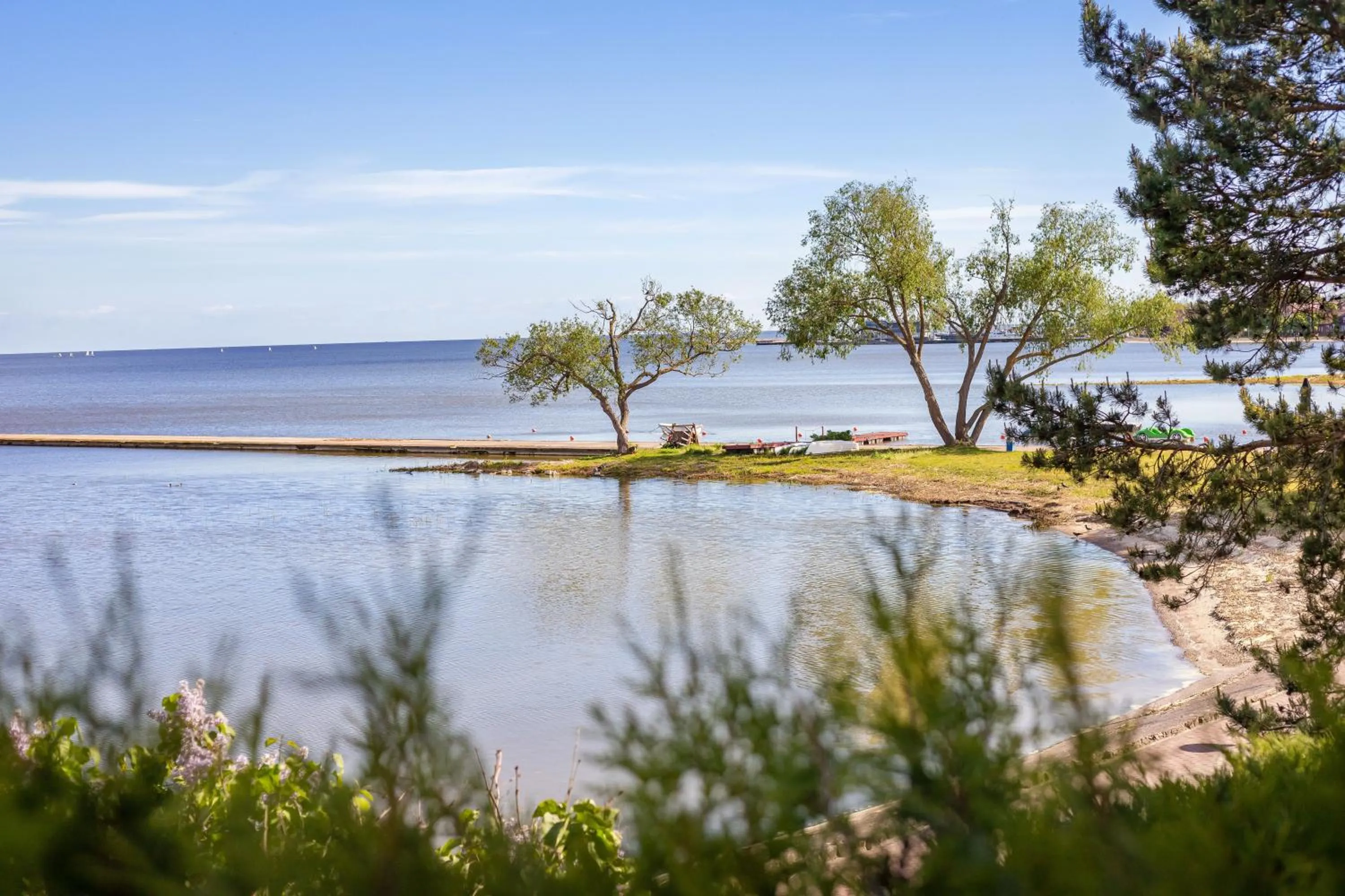 Lake view in Nidos Banga