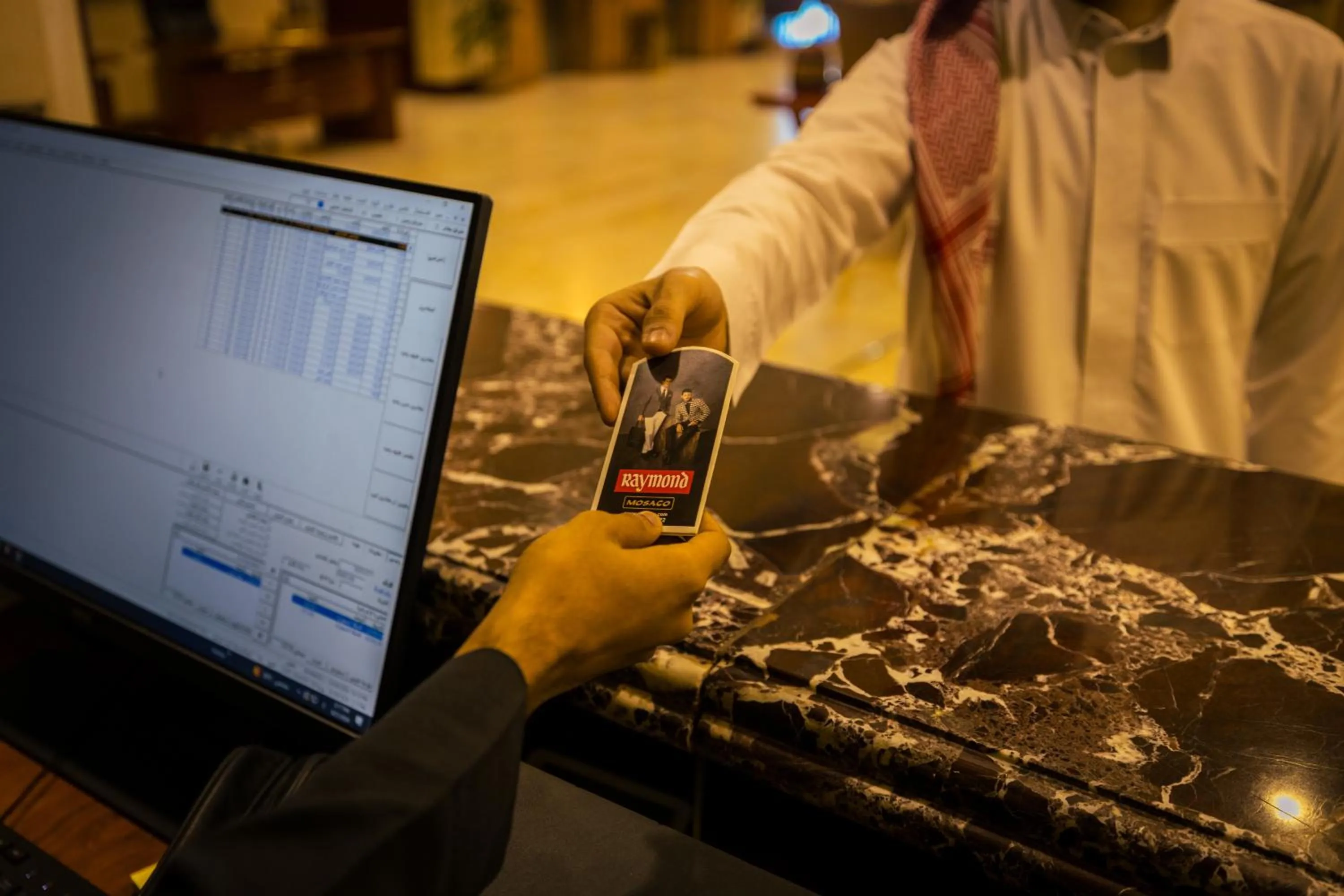 group of guests in Jeddah Grand Hotel