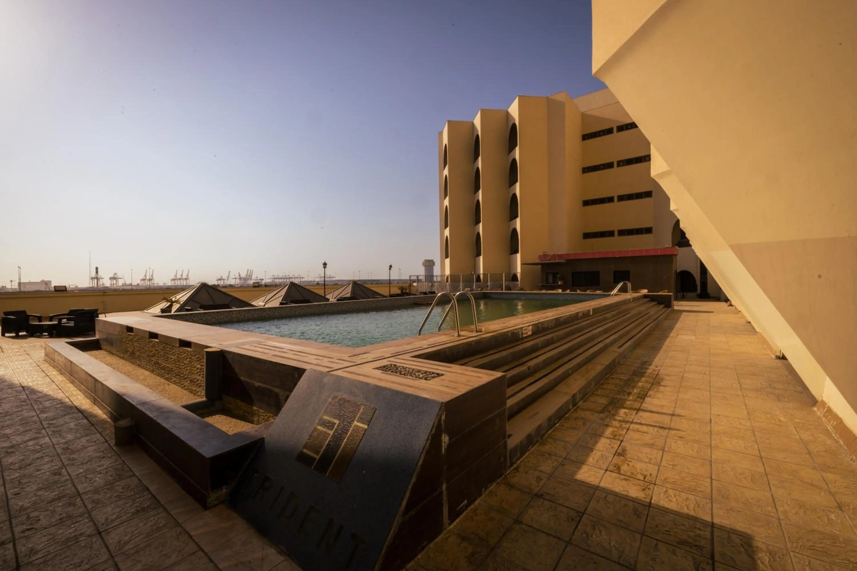 Pool view in Jeddah Grand Hotel