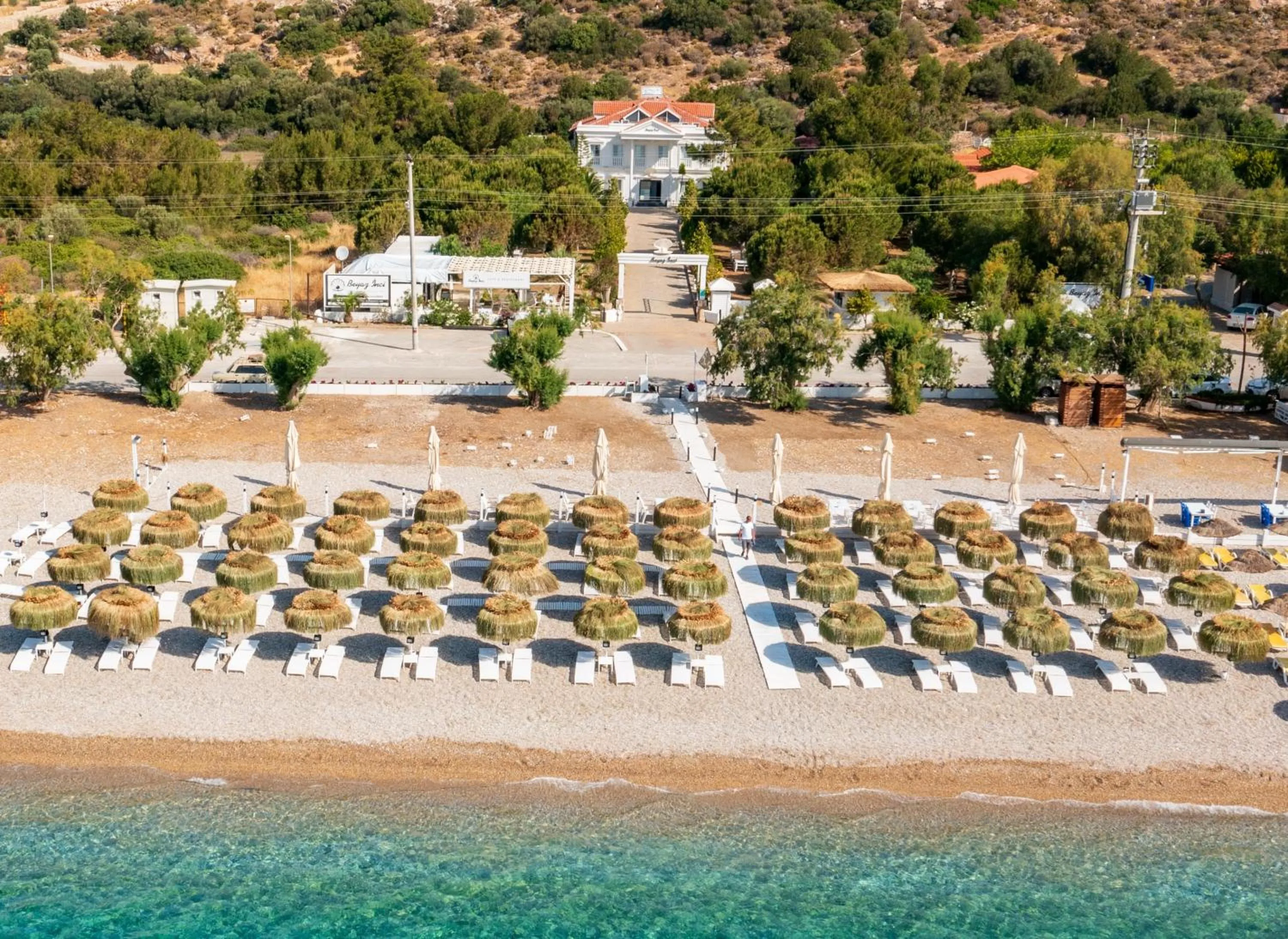 Bird's eye view in Otel Beyaz İnci