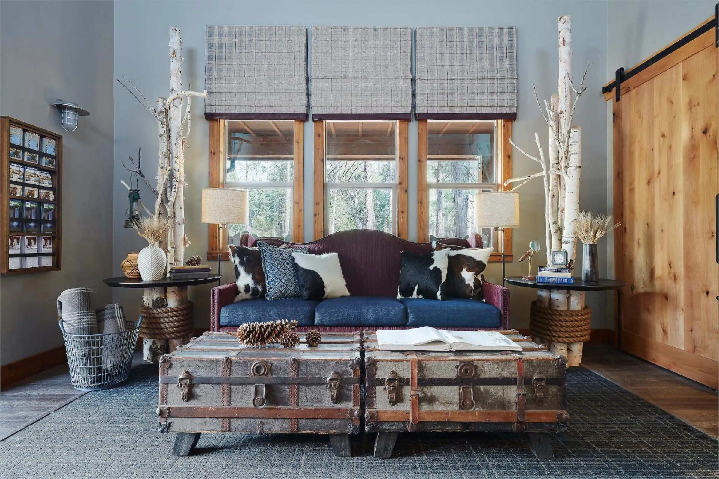 Lobby or reception in Evergreen Lodge at Yosemite