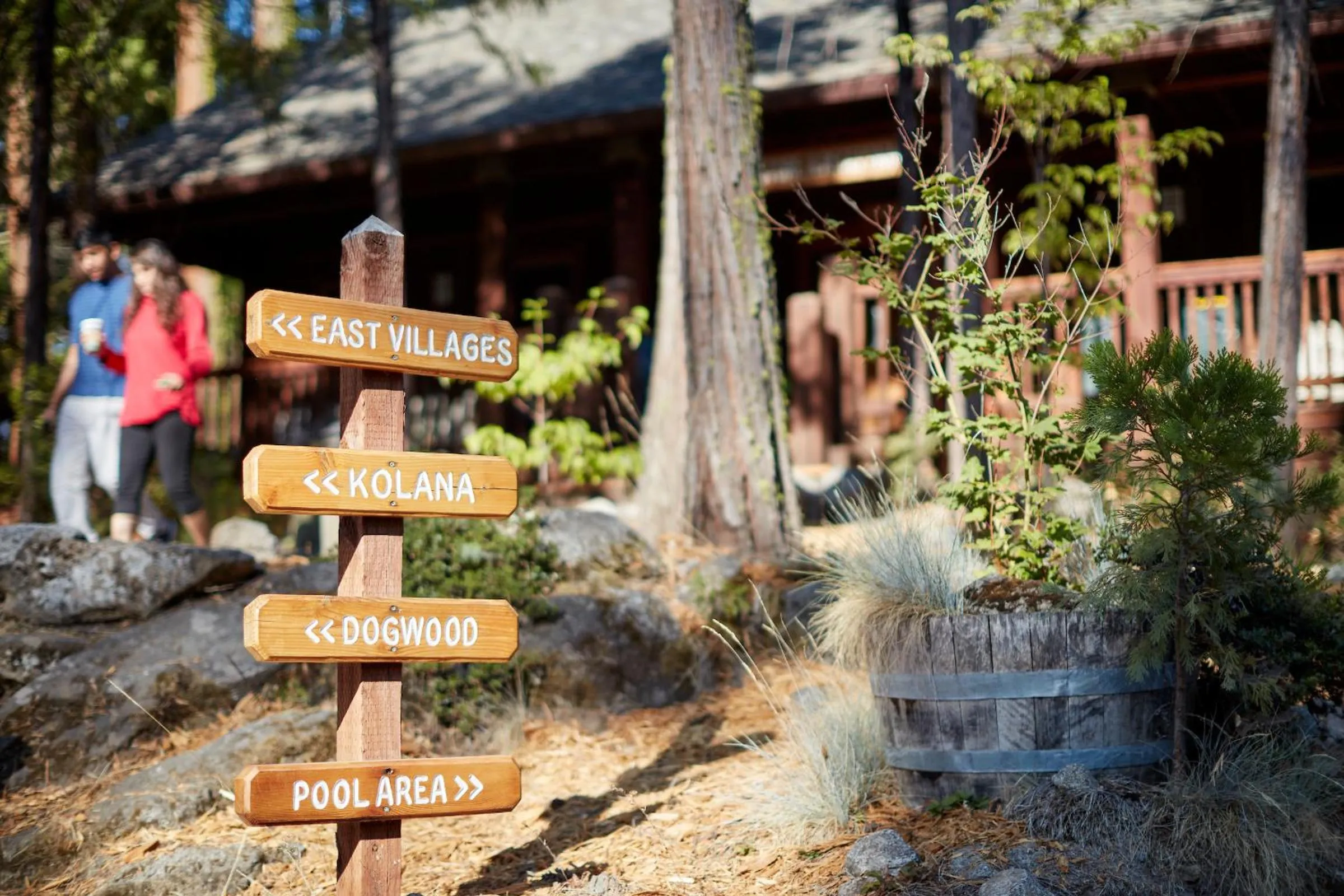 Property logo or sign in Evergreen Lodge at Yosemite