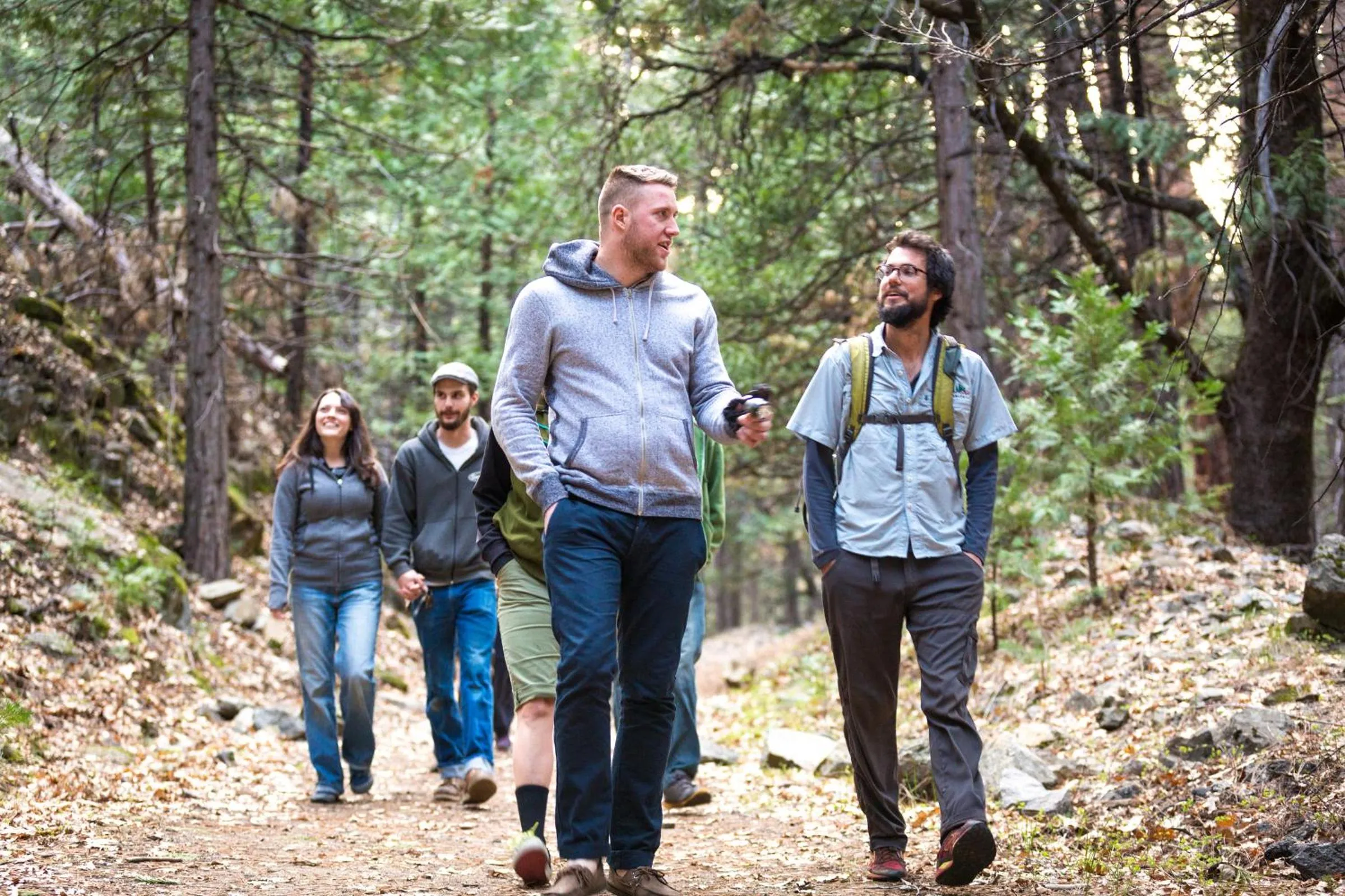 Staff in Evergreen Lodge at Yosemite