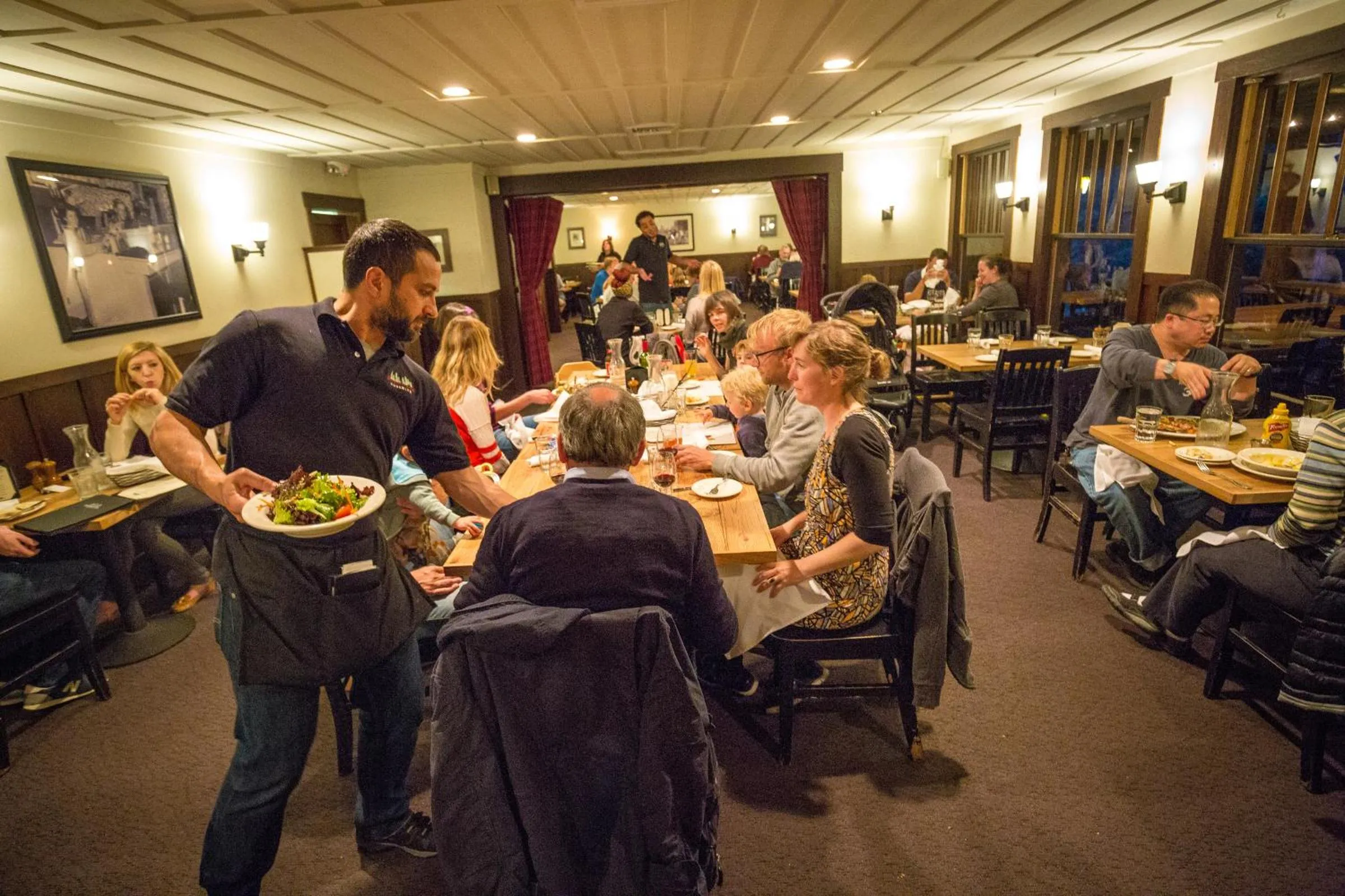Staff in Evergreen Lodge at Yosemite