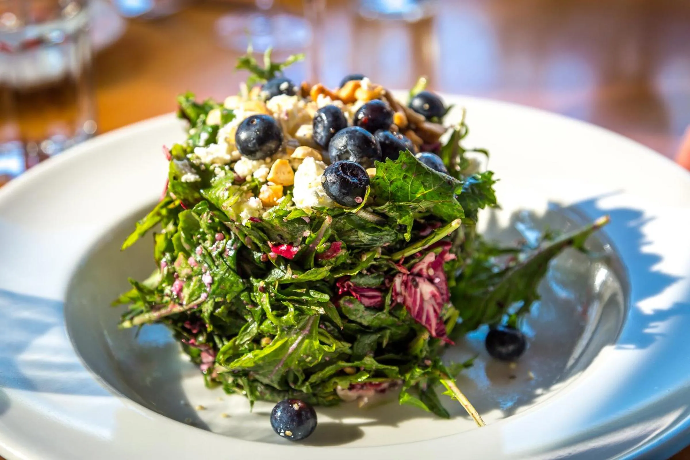 Food close-up in Evergreen Lodge at Yosemite