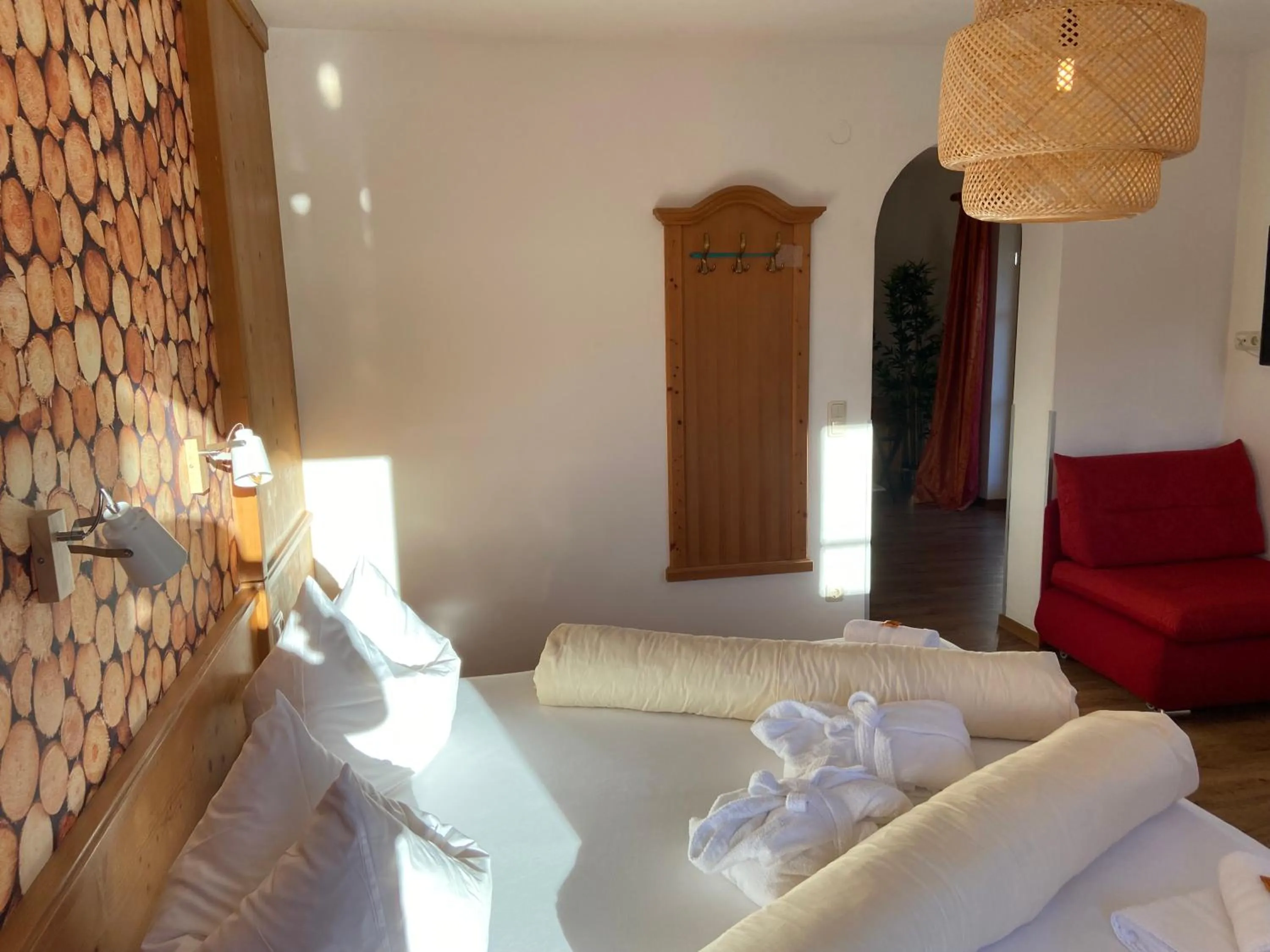 Bed in Hotel in the HEART of the Alps