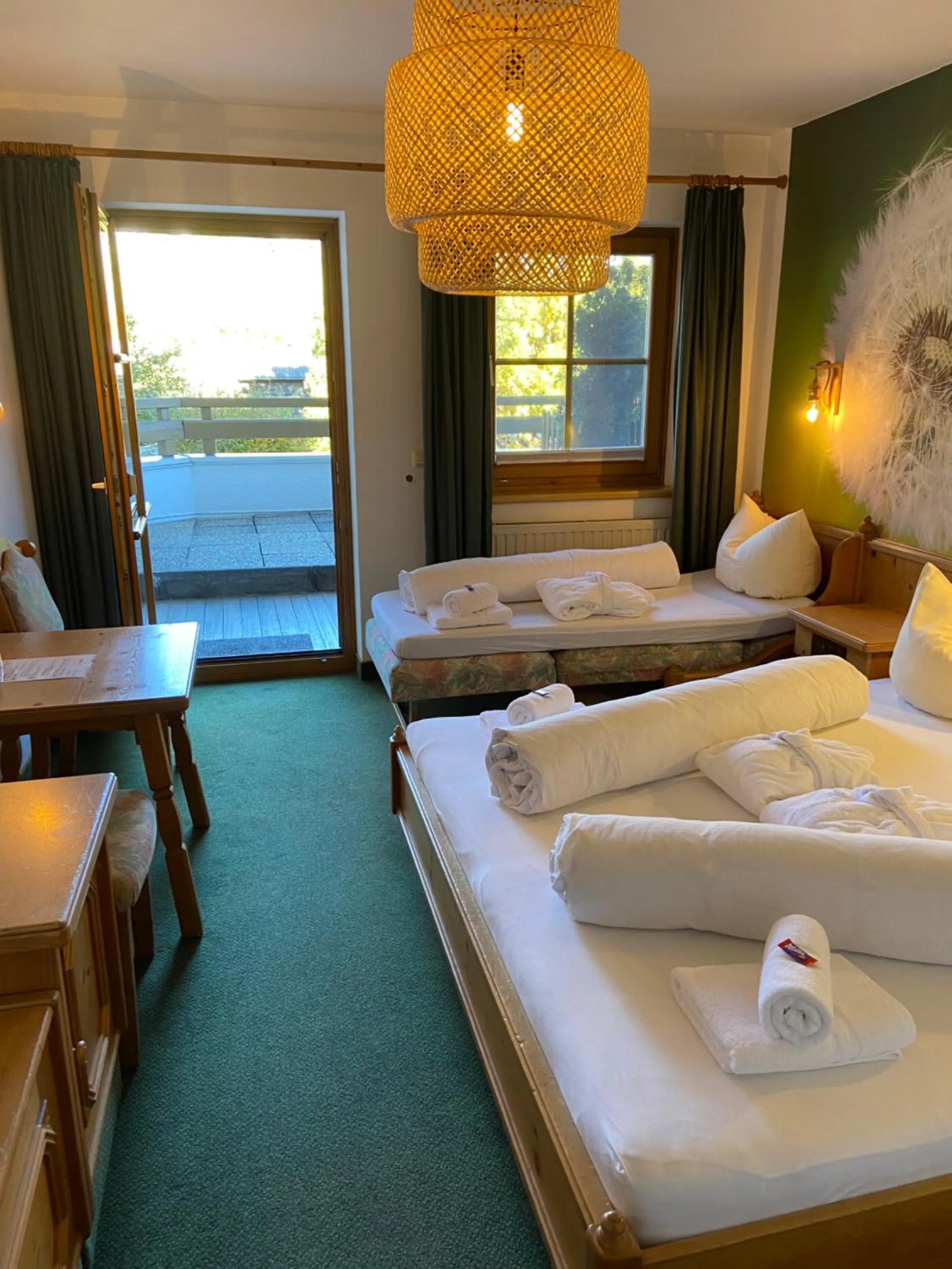 Bed in Hotel in the HEART of the Alps