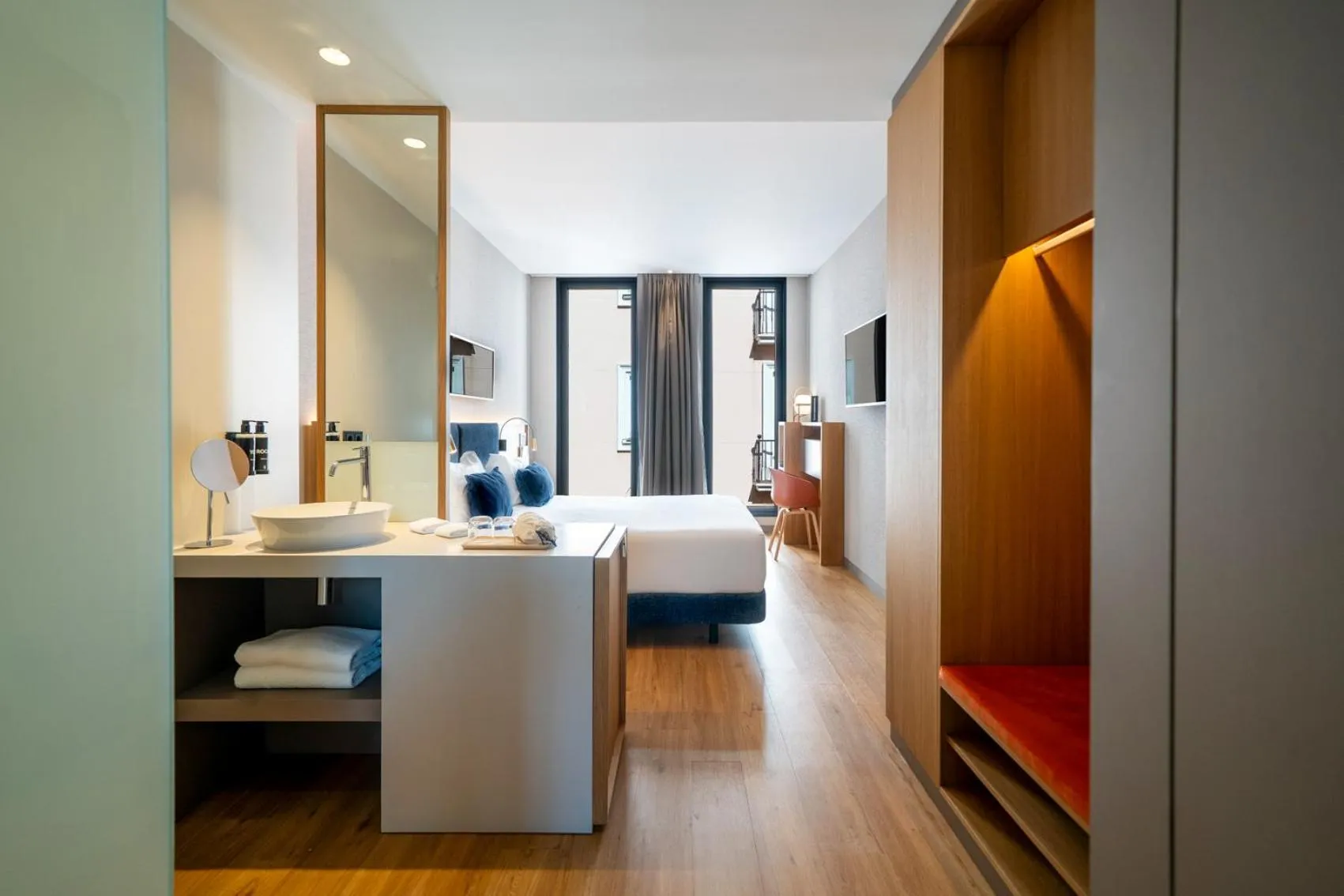 Bedroom, Bed in Ocean Drive Madrid