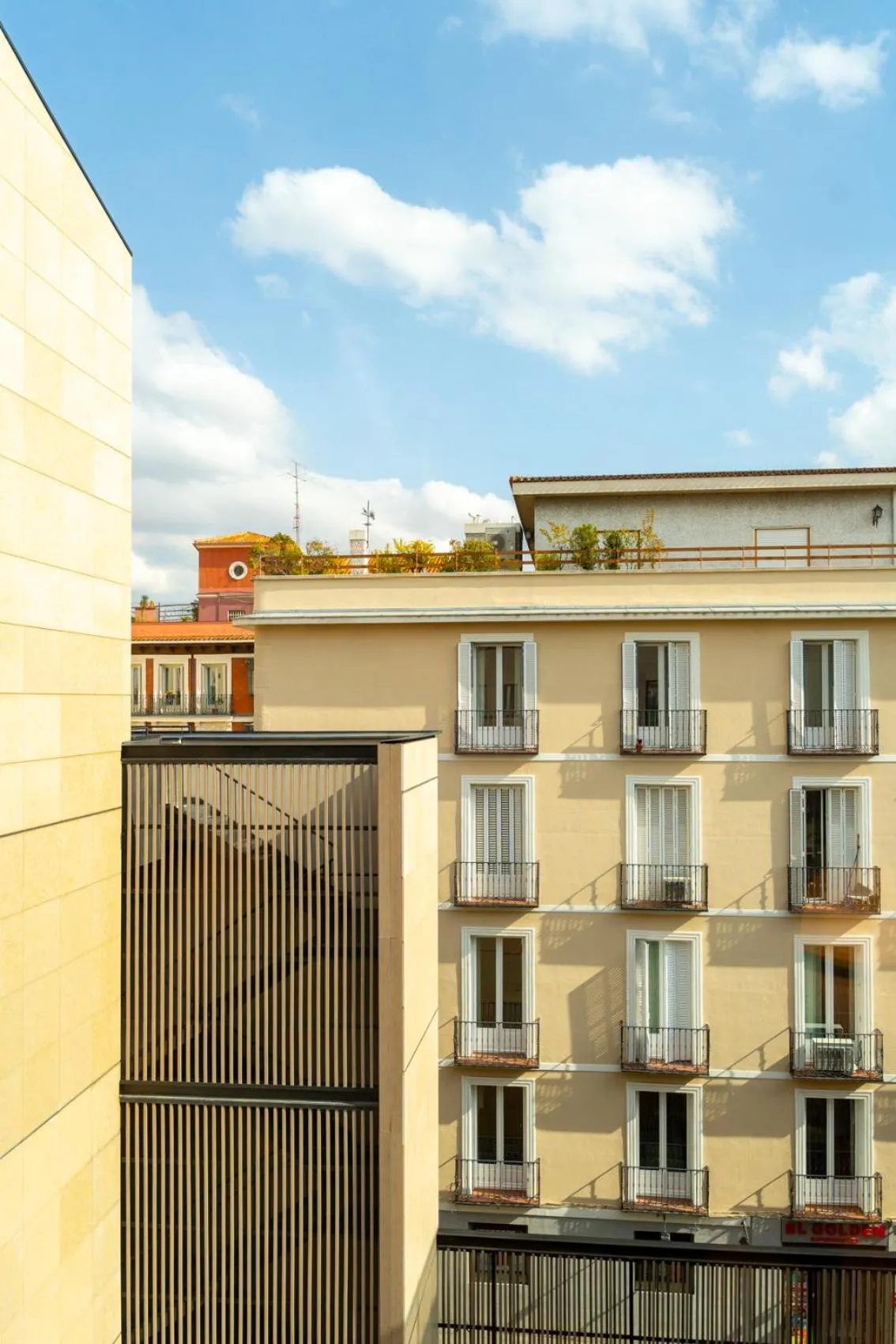 Garden view in Ocean Drive Madrid
