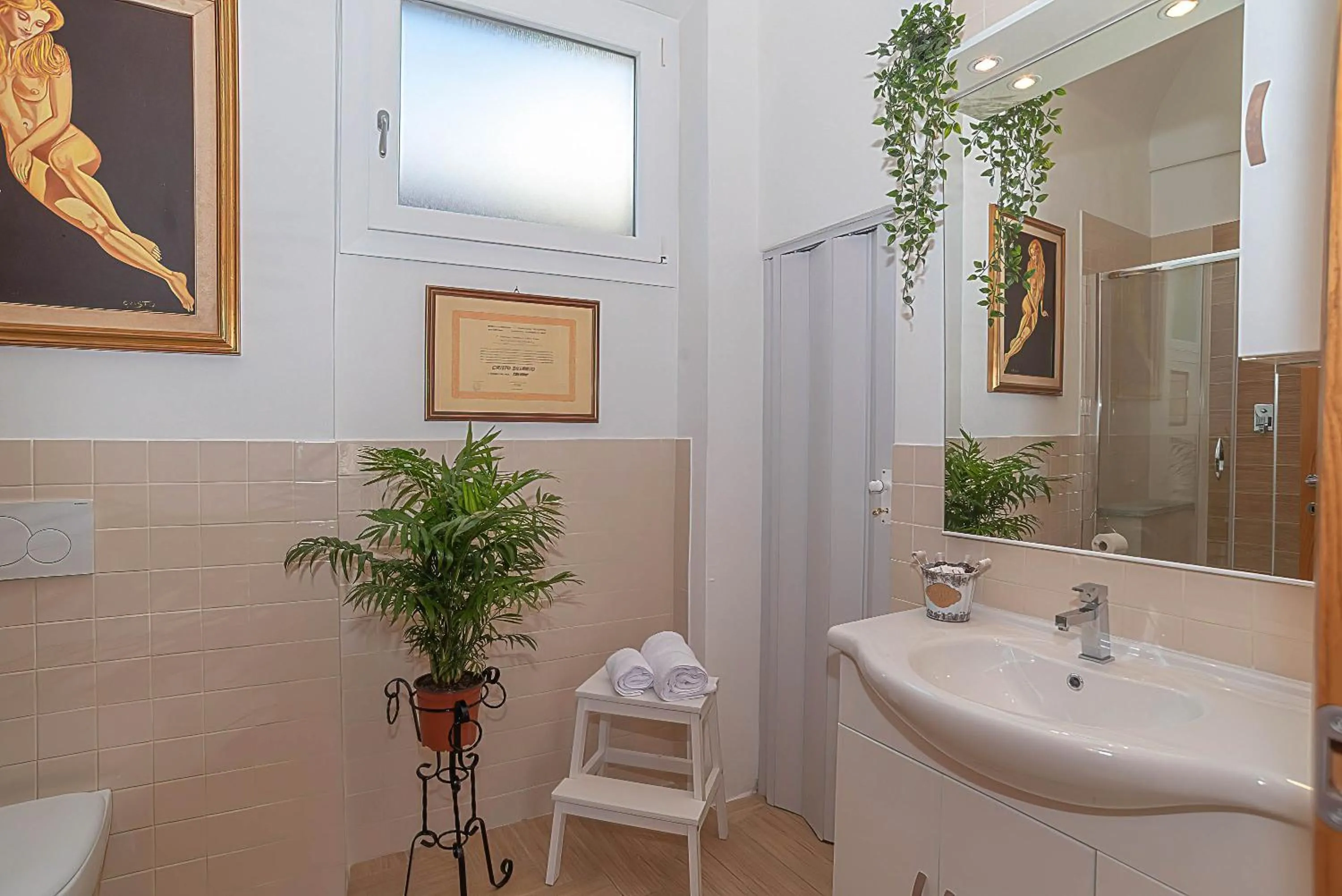 Bathroom in La casa del pittore