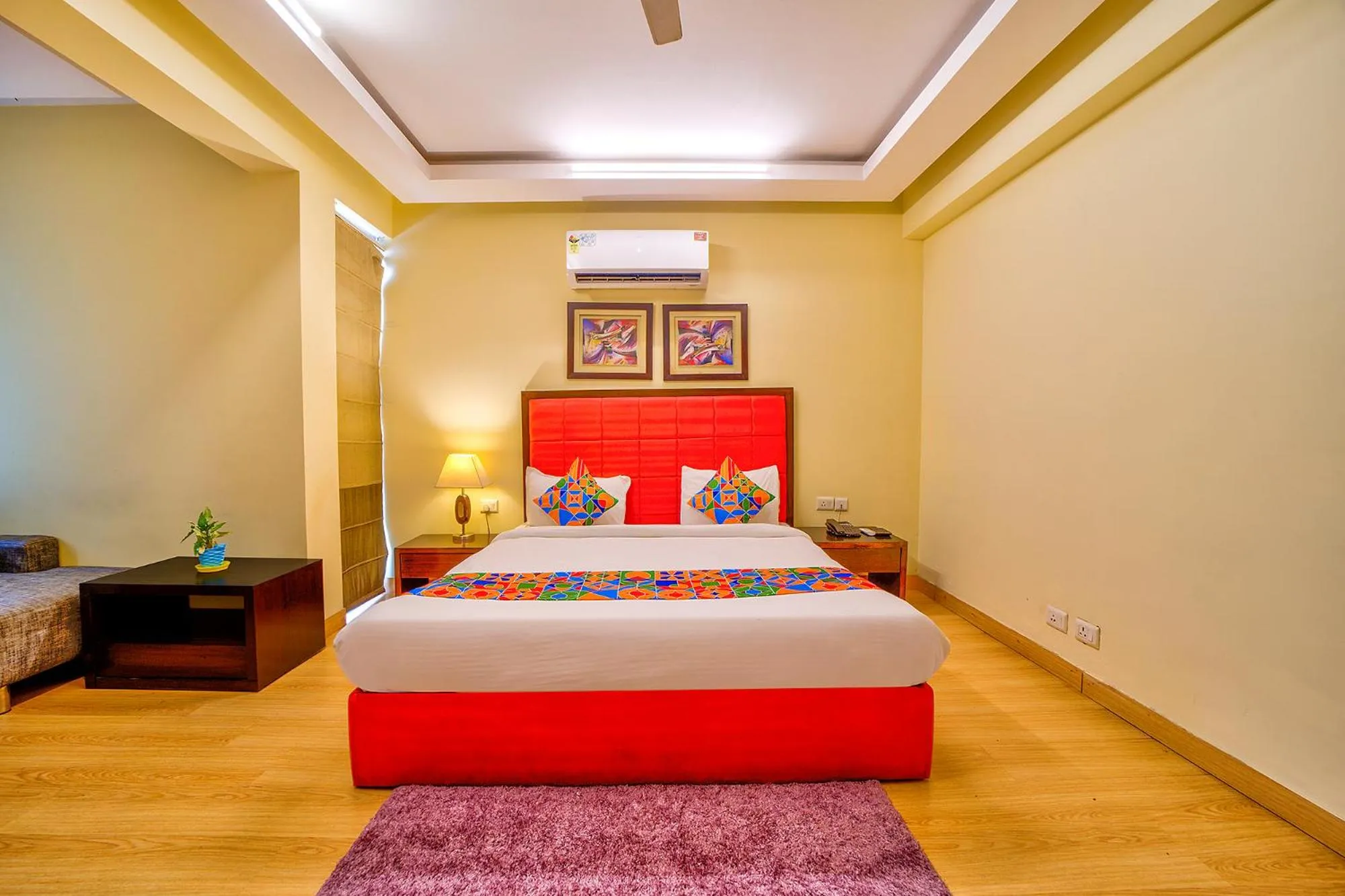 Coffee/tea facilities, Bed in FabHotel Rivlet