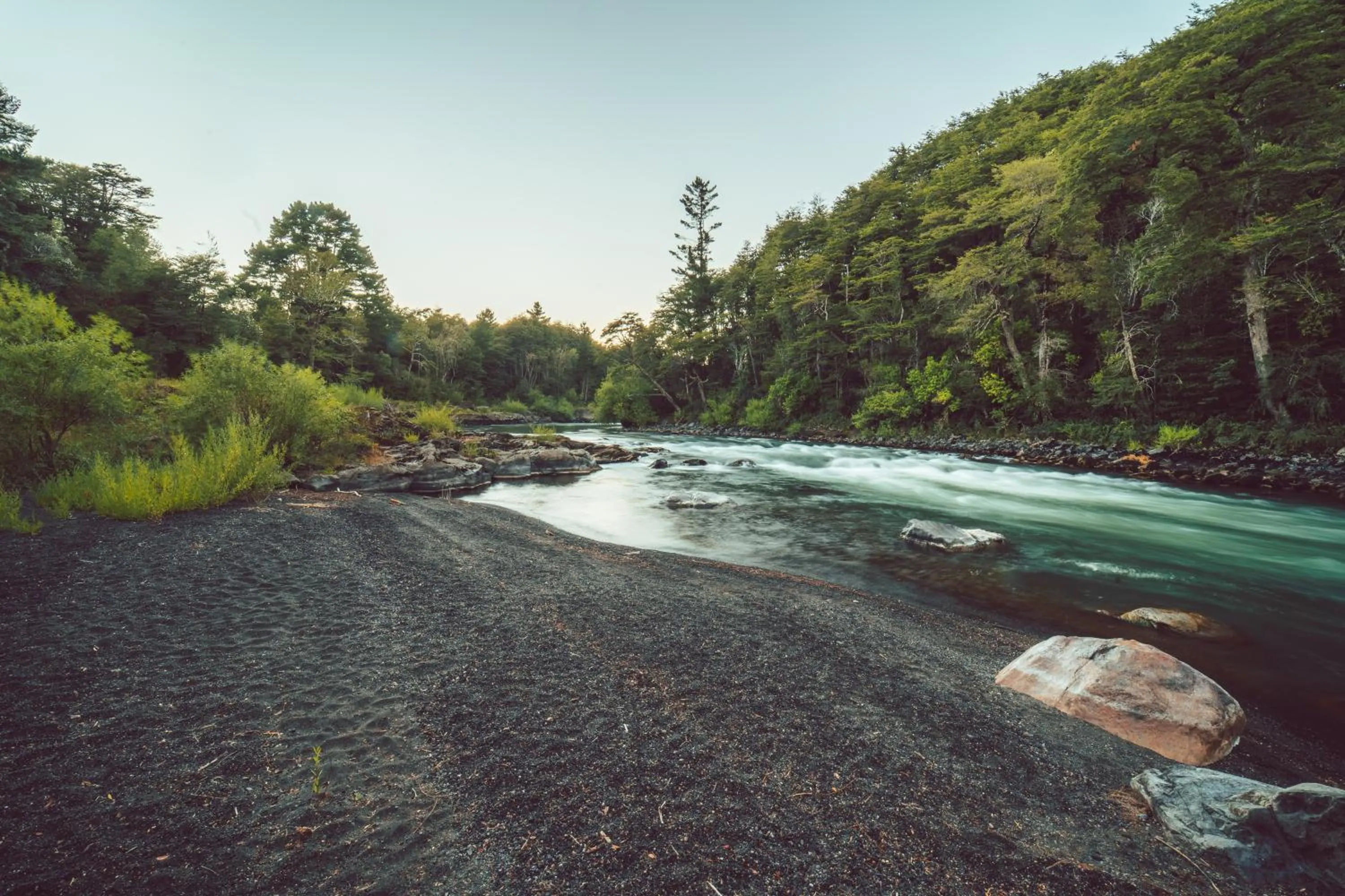 Natural landscape in Rakau Lodge