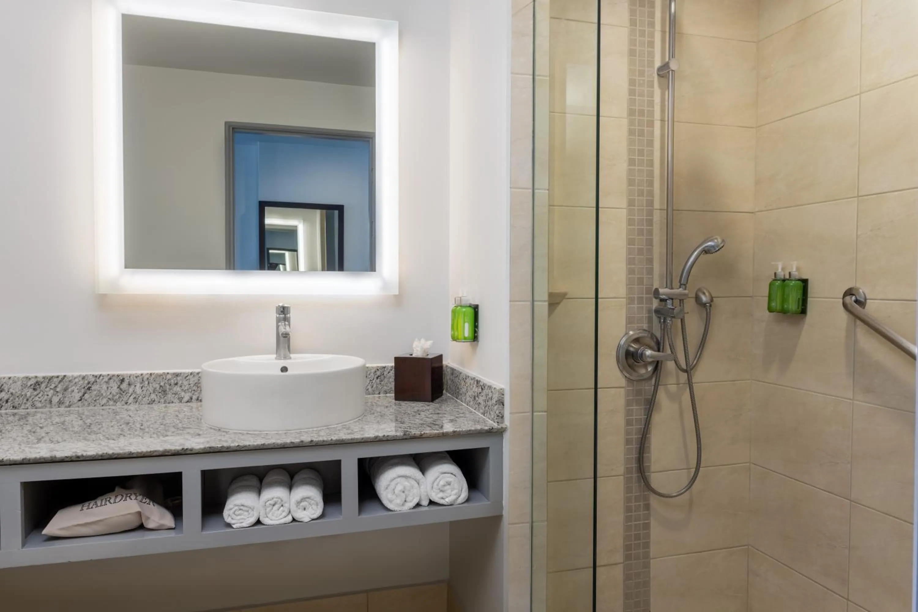 Shower in Holiday Inn Express San Jose Forum by IHG
