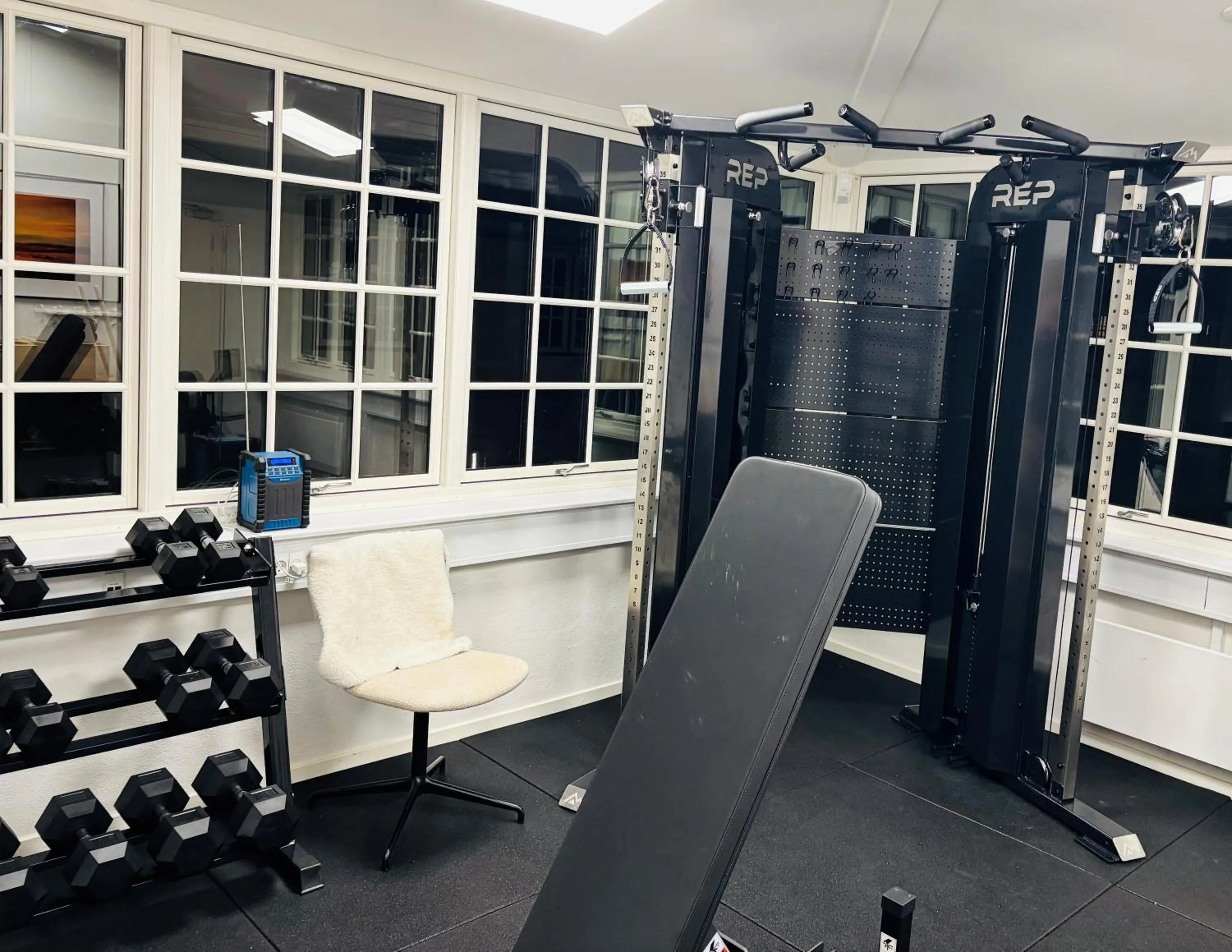 Fitness centre/facilities in Hotel Nørrevang