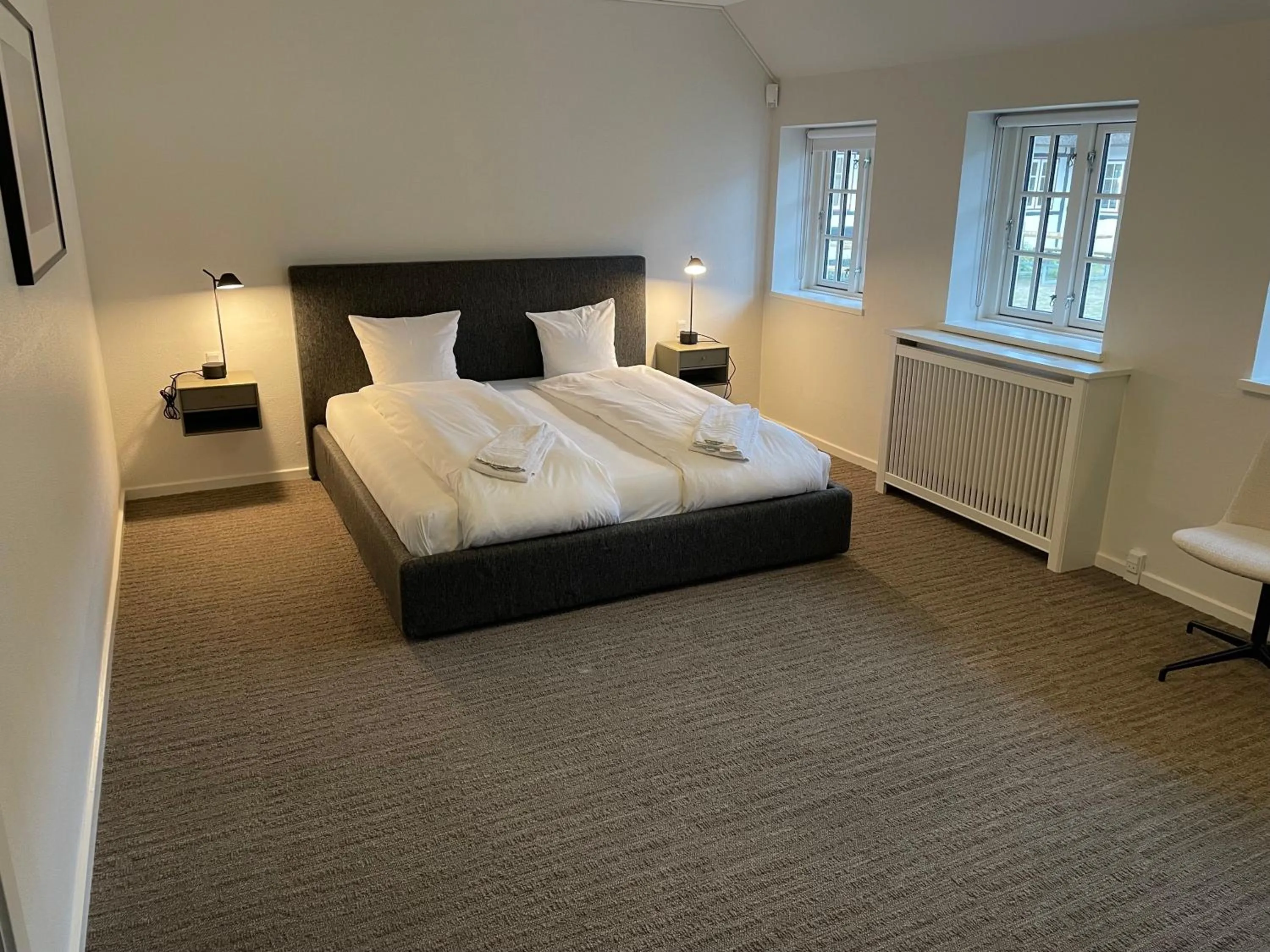 Bedroom, Bed in Hotel Nørrevang