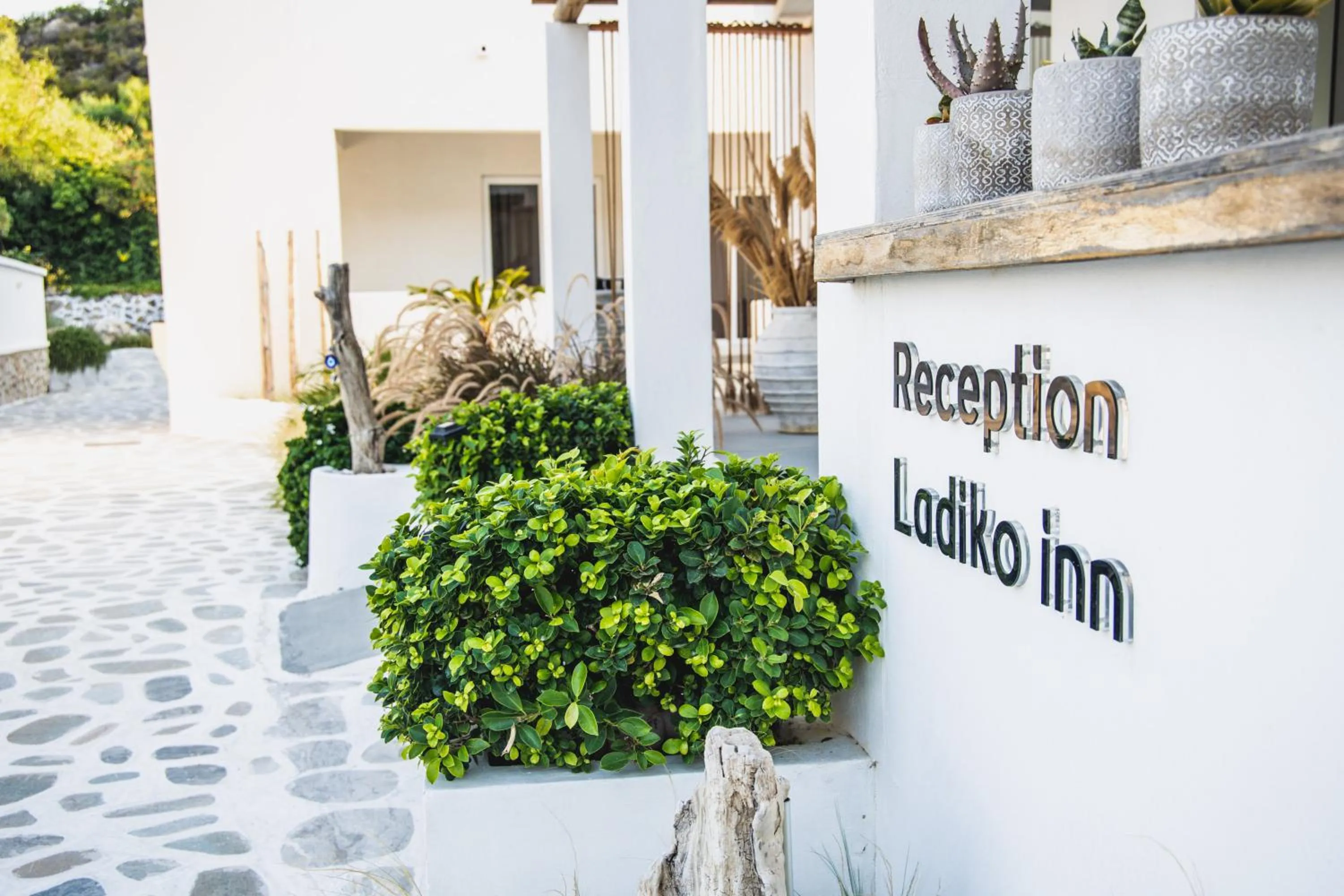 Property building in Ladiko Inn Hotel Faliraki -Anthony Quinn Bay