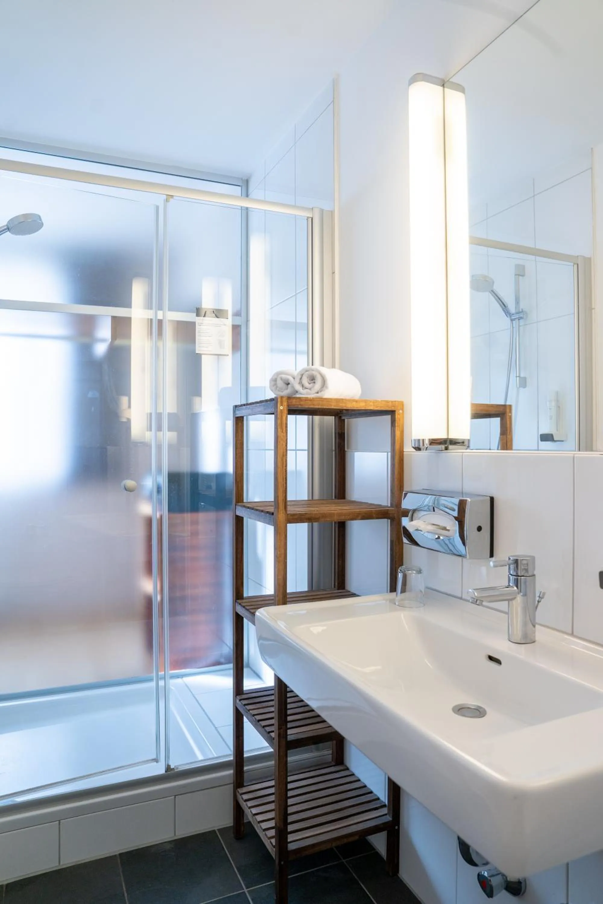 Bathroom in Das Jedermann Boutiquehotel mit Stadtgarten