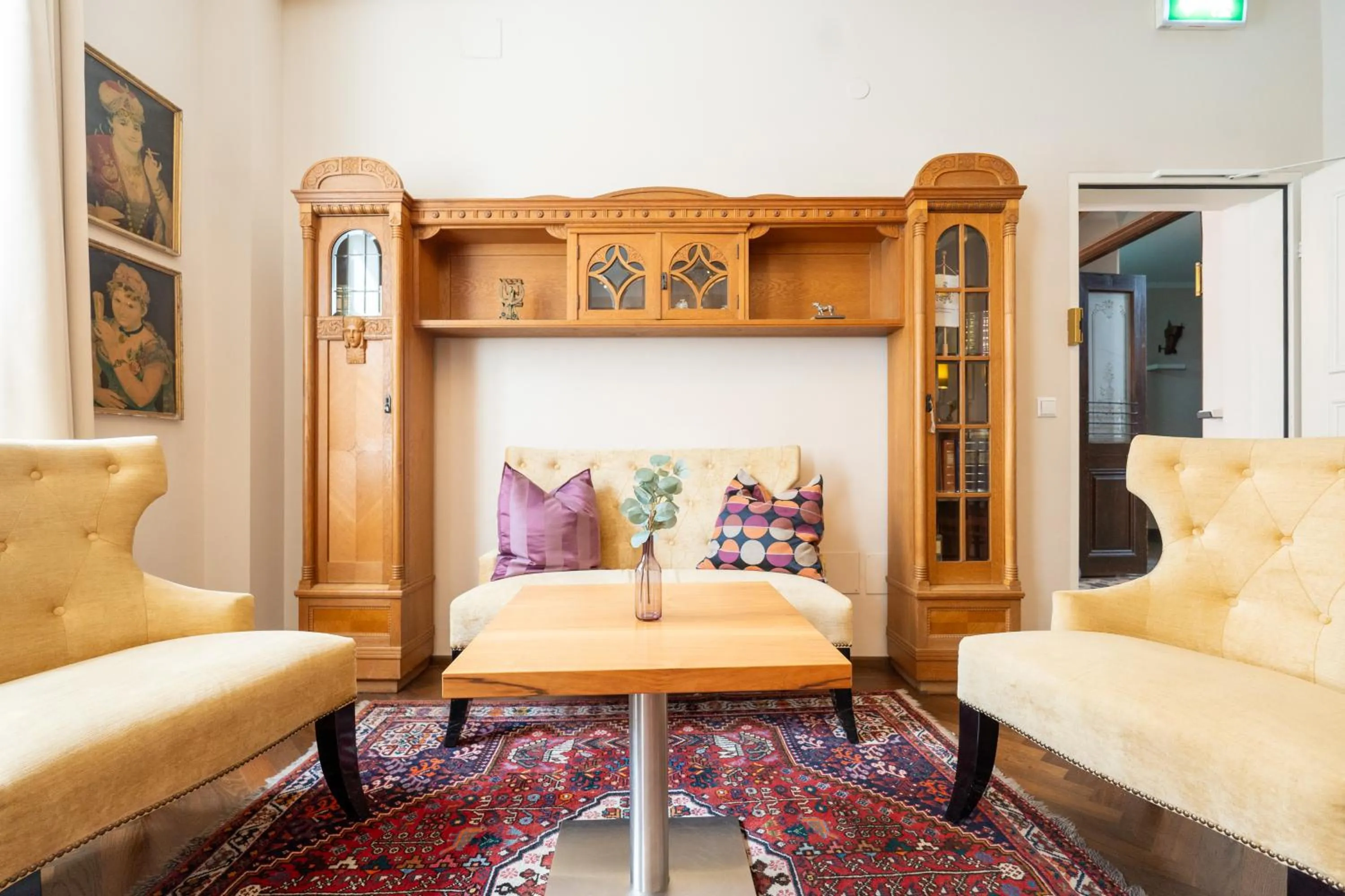 Lobby or reception in Das Jedermann Boutiquehotel mit Stadtgarten