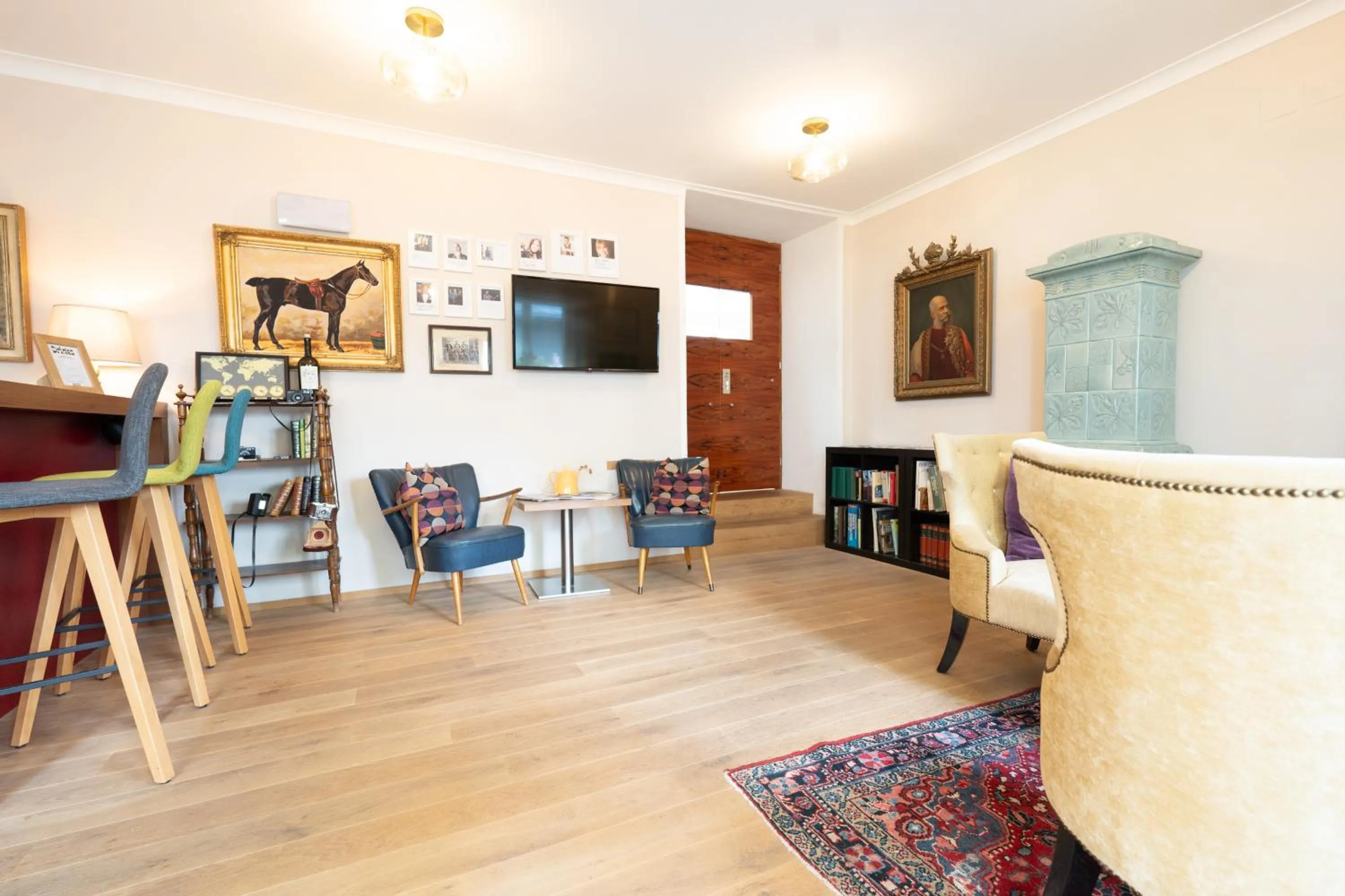 Lounge or bar in Das Jedermann Boutiquehotel mit Stadtgarten