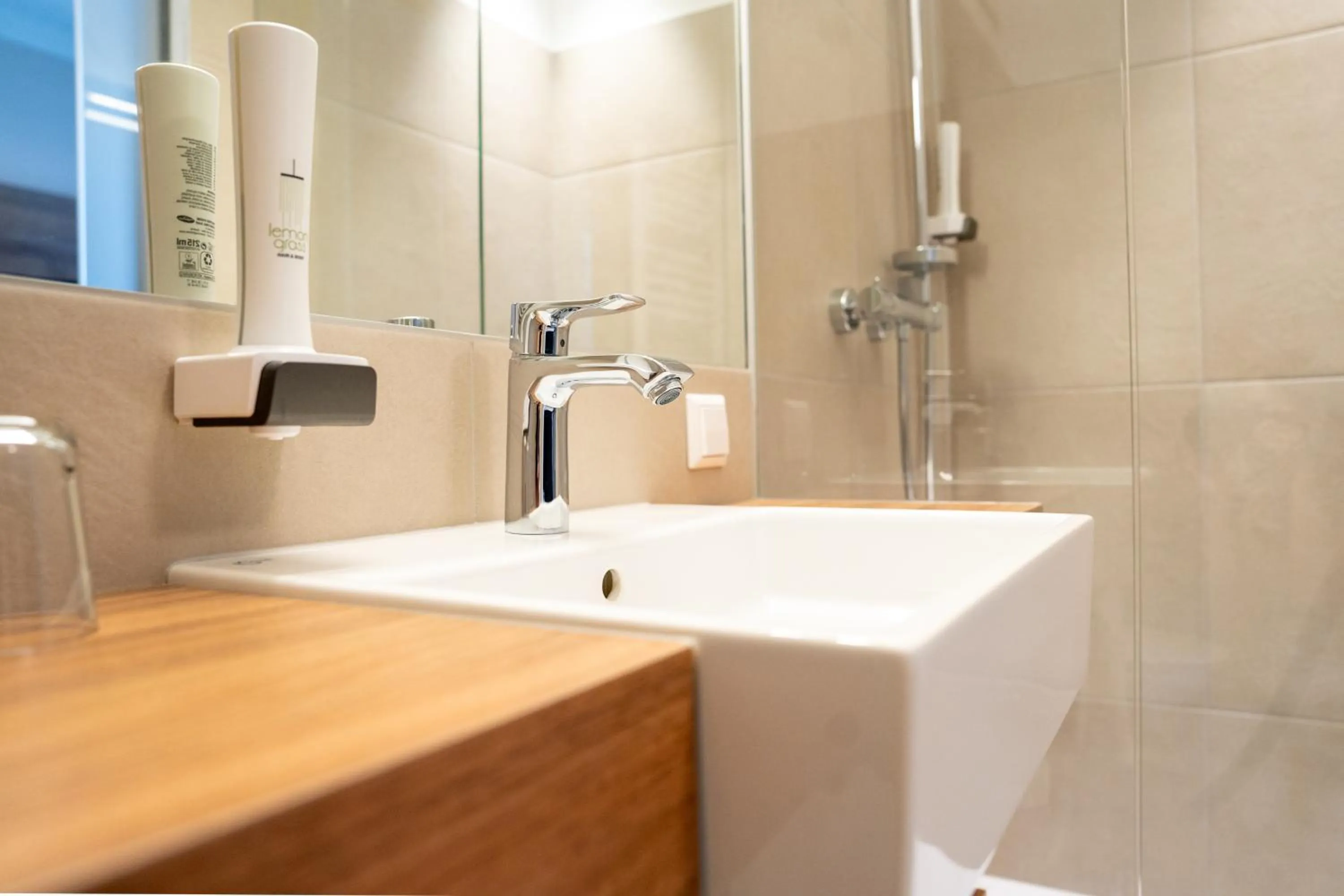 Bathroom in Das Jedermann Boutiquehotel mit Stadtgarten