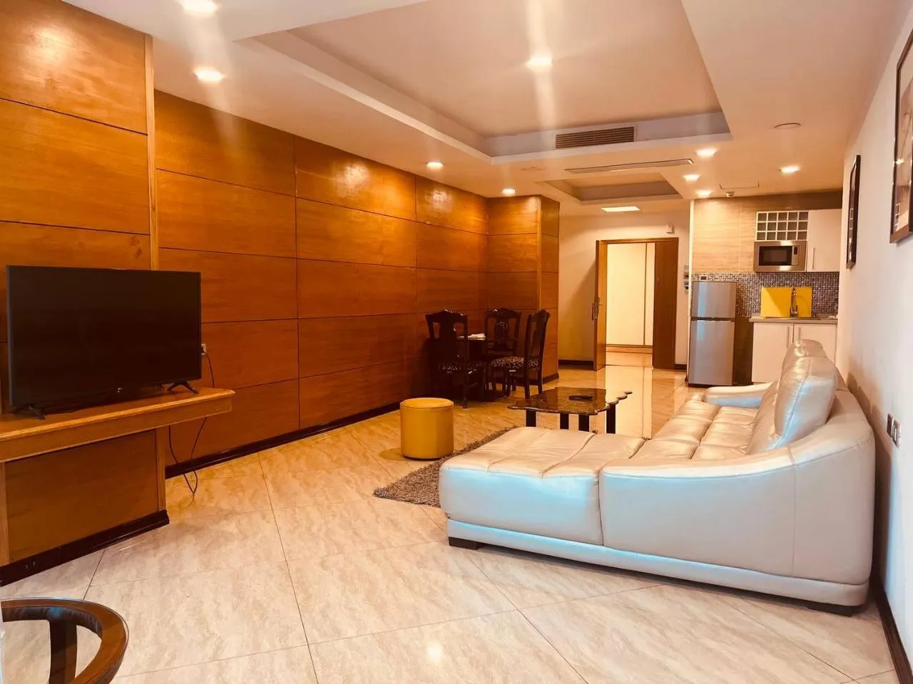 Seating area in Inter Luxury Hotel